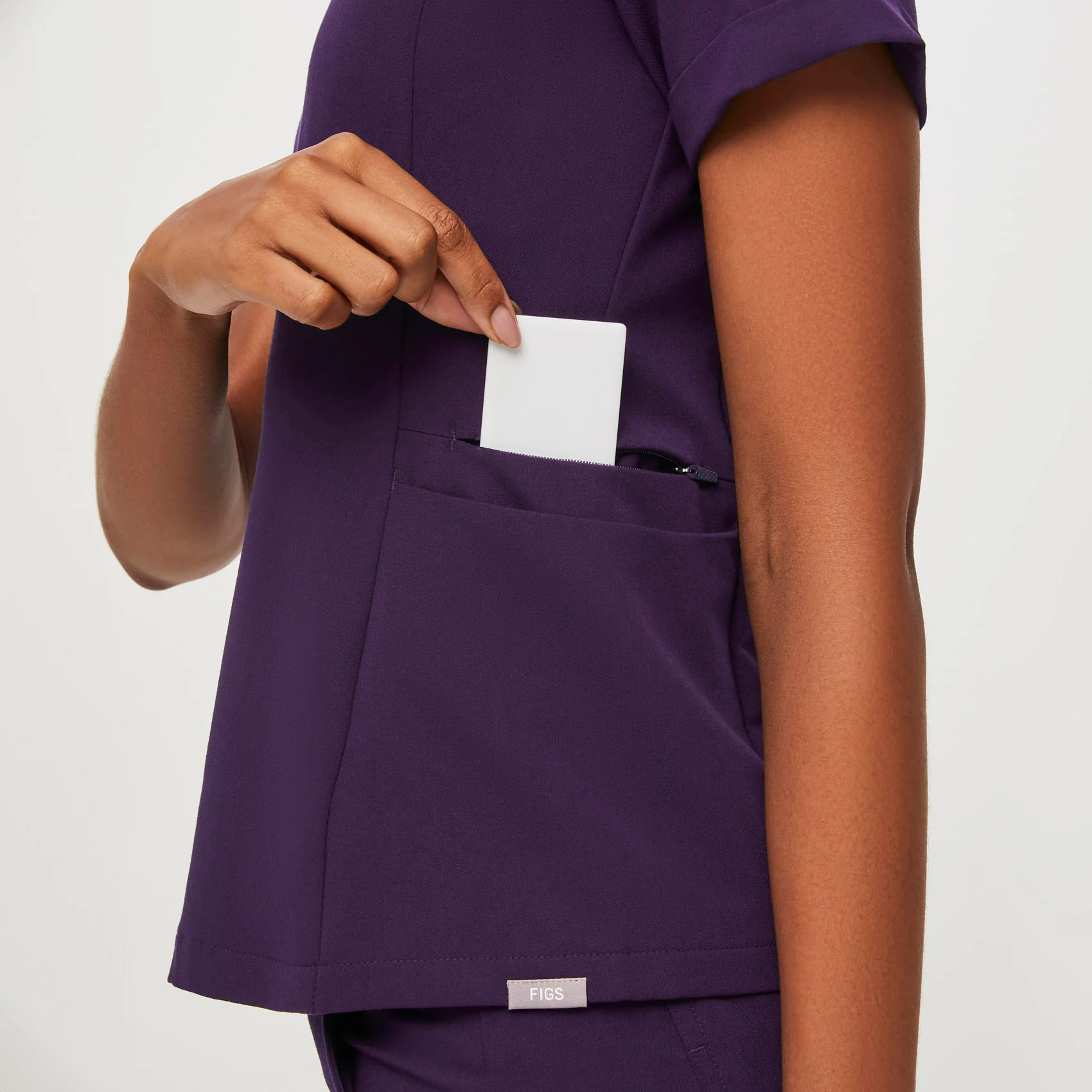 women's Purple Jam Inala - Slim Scrub Top - Image 6