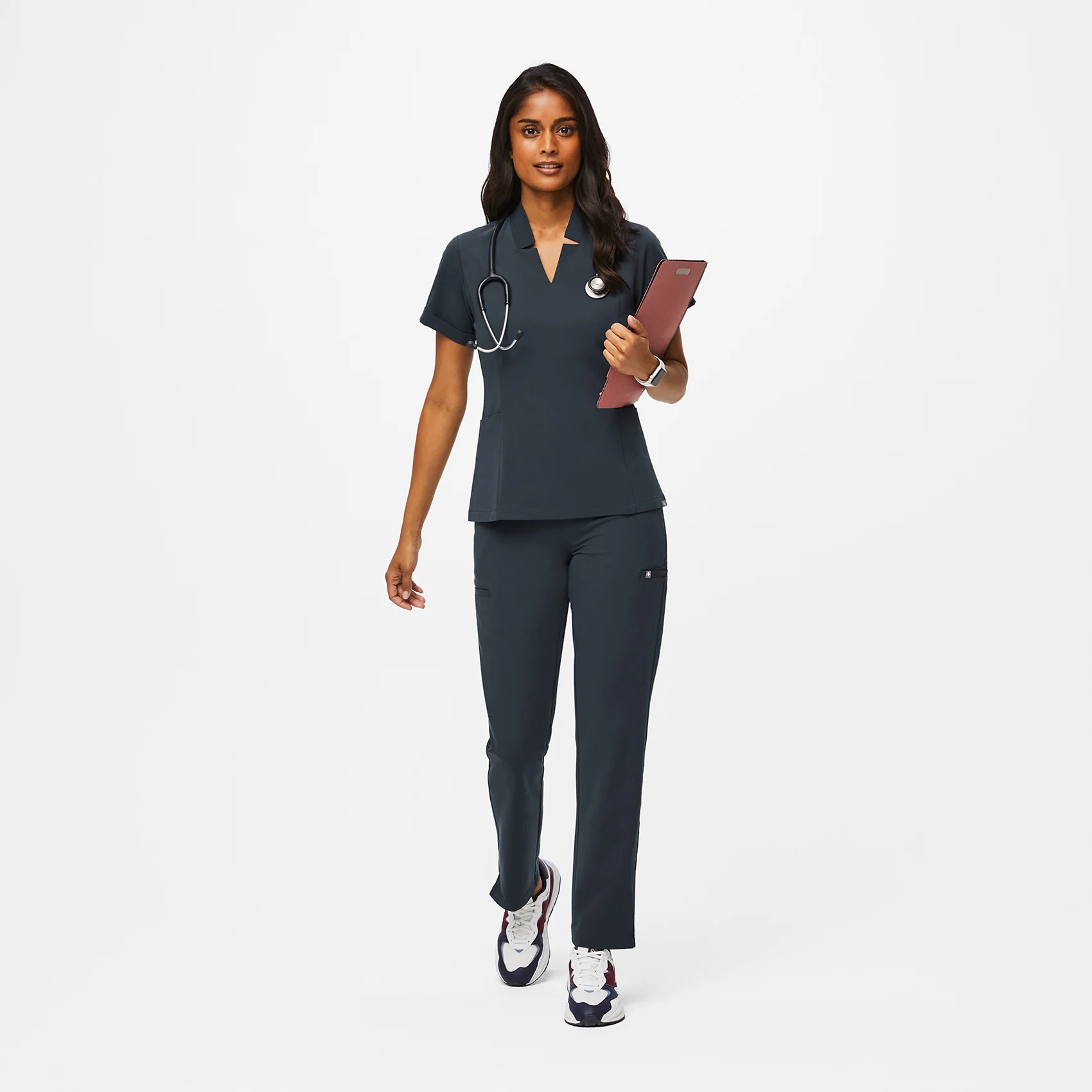 women's Dark Harbor Inala - Slim Scrub Top - Image 2