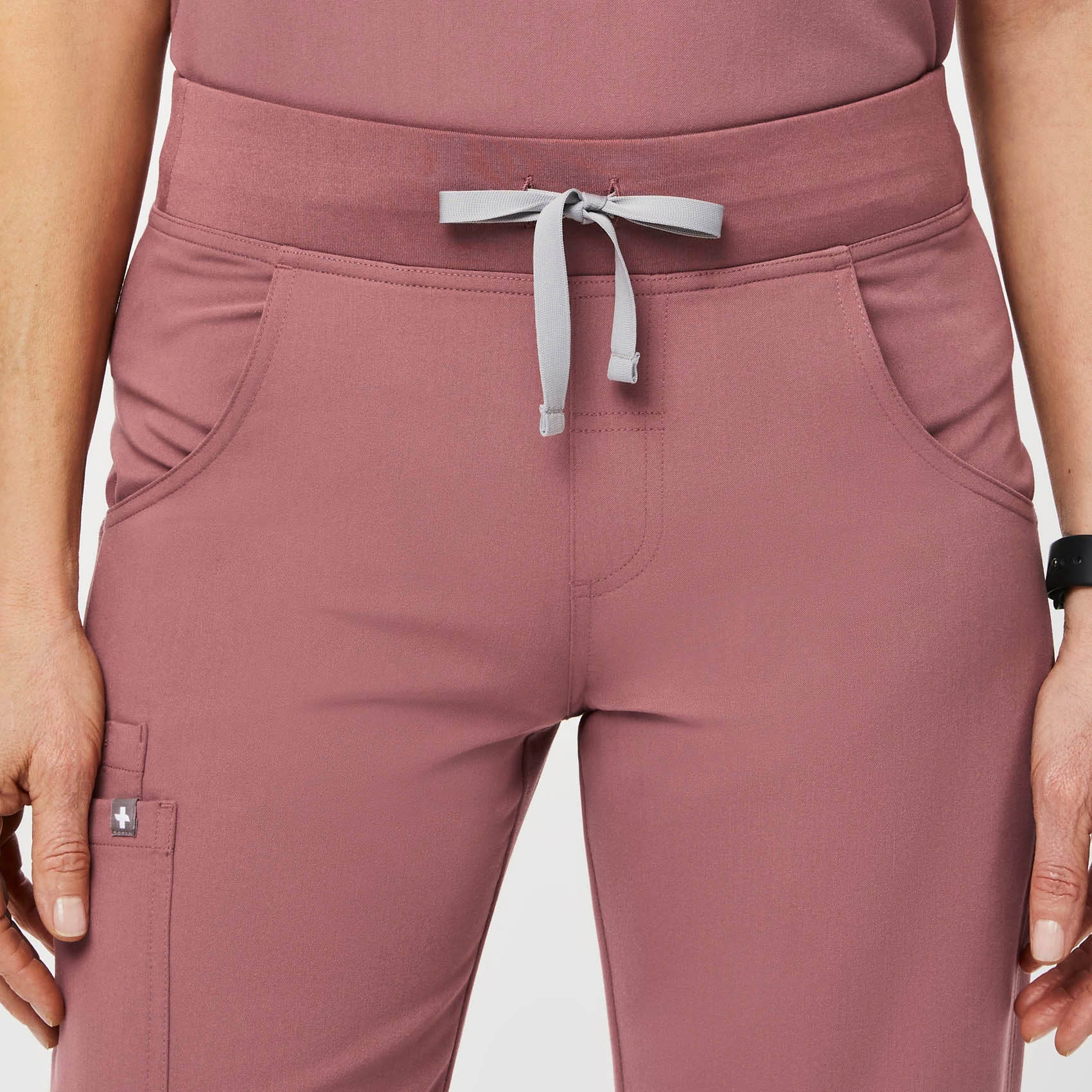 women's Mauve Kade™ - Petite Cargo Scrub Pants - Image 5
