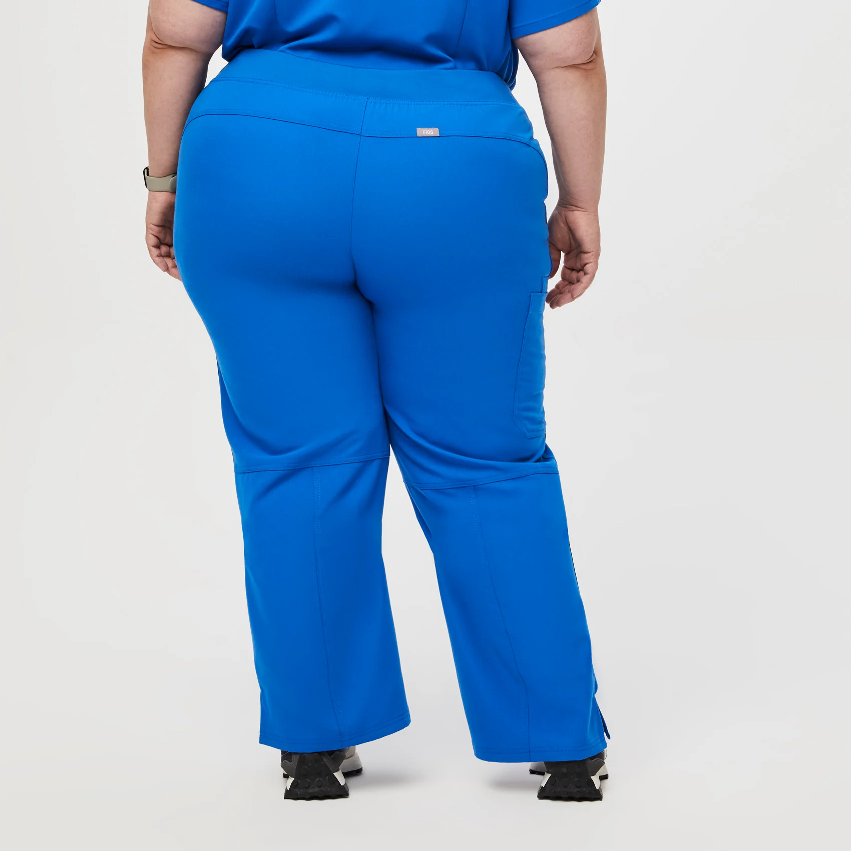 women's Royal Blue Kade™ - Petite Cargo Scrub Pants (3XL - 6XL) - Image 4