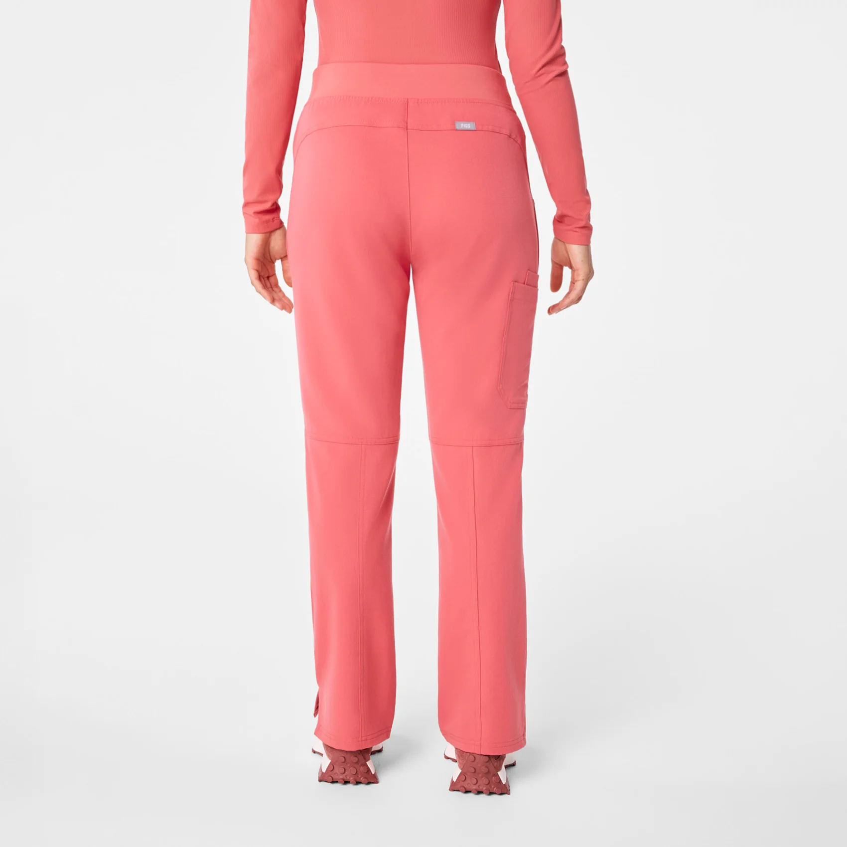 women's Pulmonary Pink Kade - Petite Cargo Scrub Pant™ - Image 4