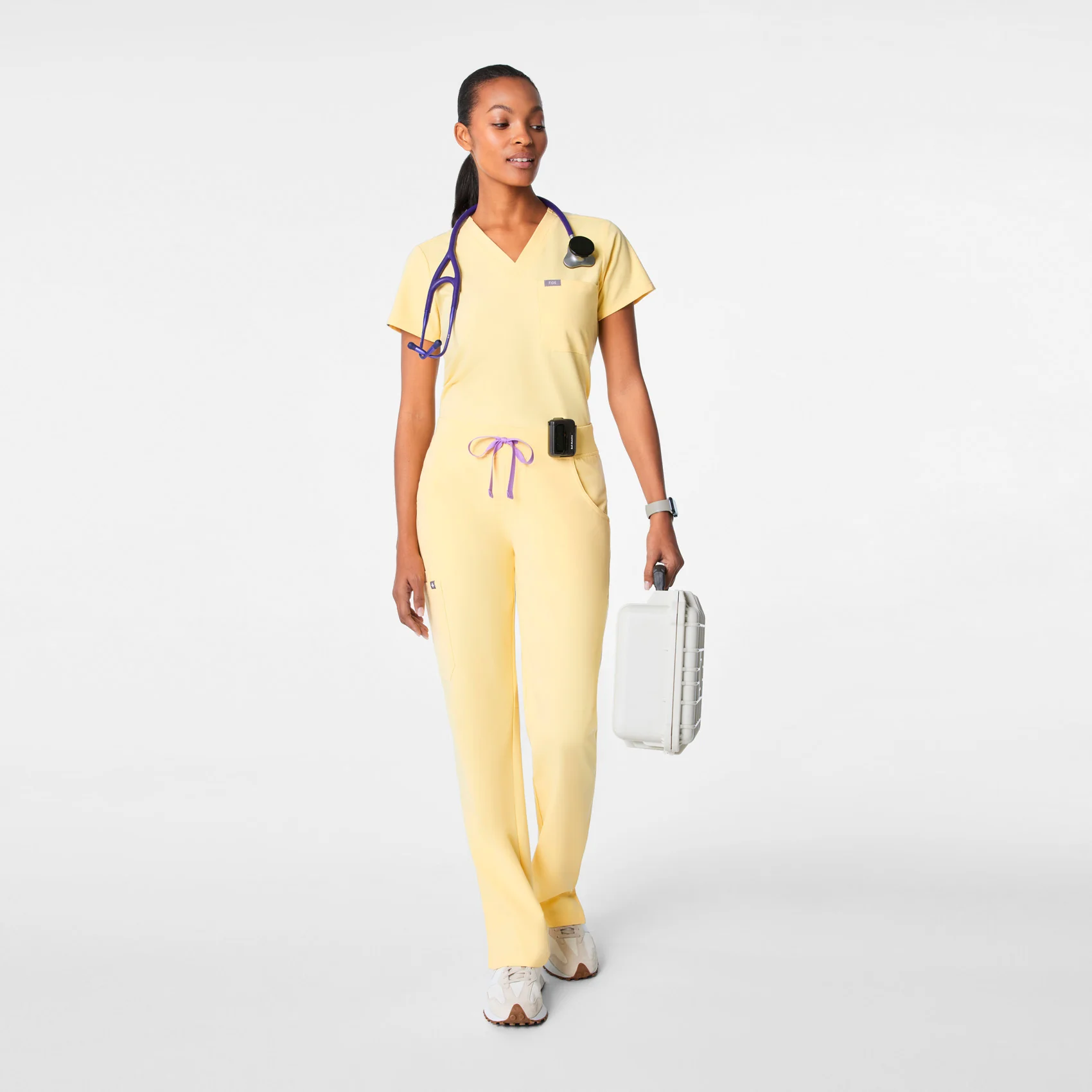 women's Butter Yellow Kade - Cargo Scrub Pant™ - Image 2
