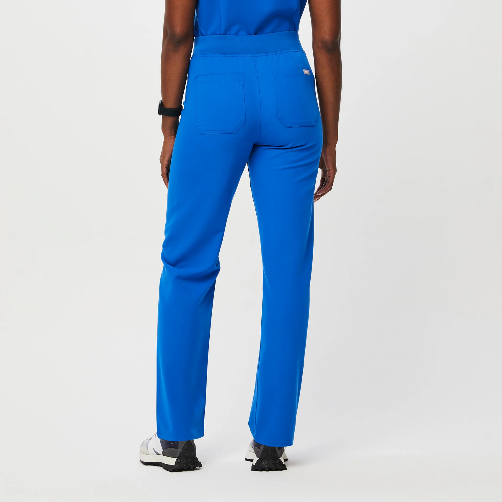 women's Royal Blue Livingston™ High Waisted - Basic Scrub Pants - Image 4