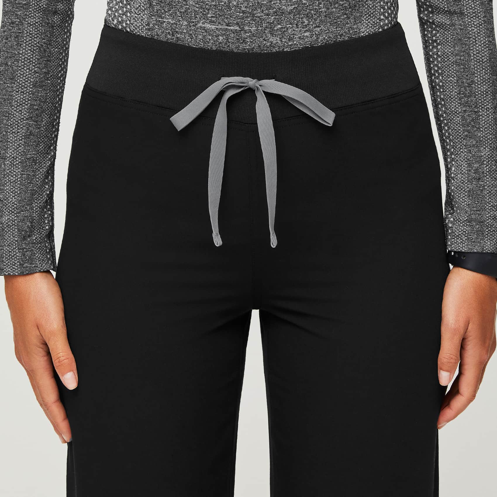 women's Black Livingston™ High Waisted - Petite Basic Scrub Pants - Image 5