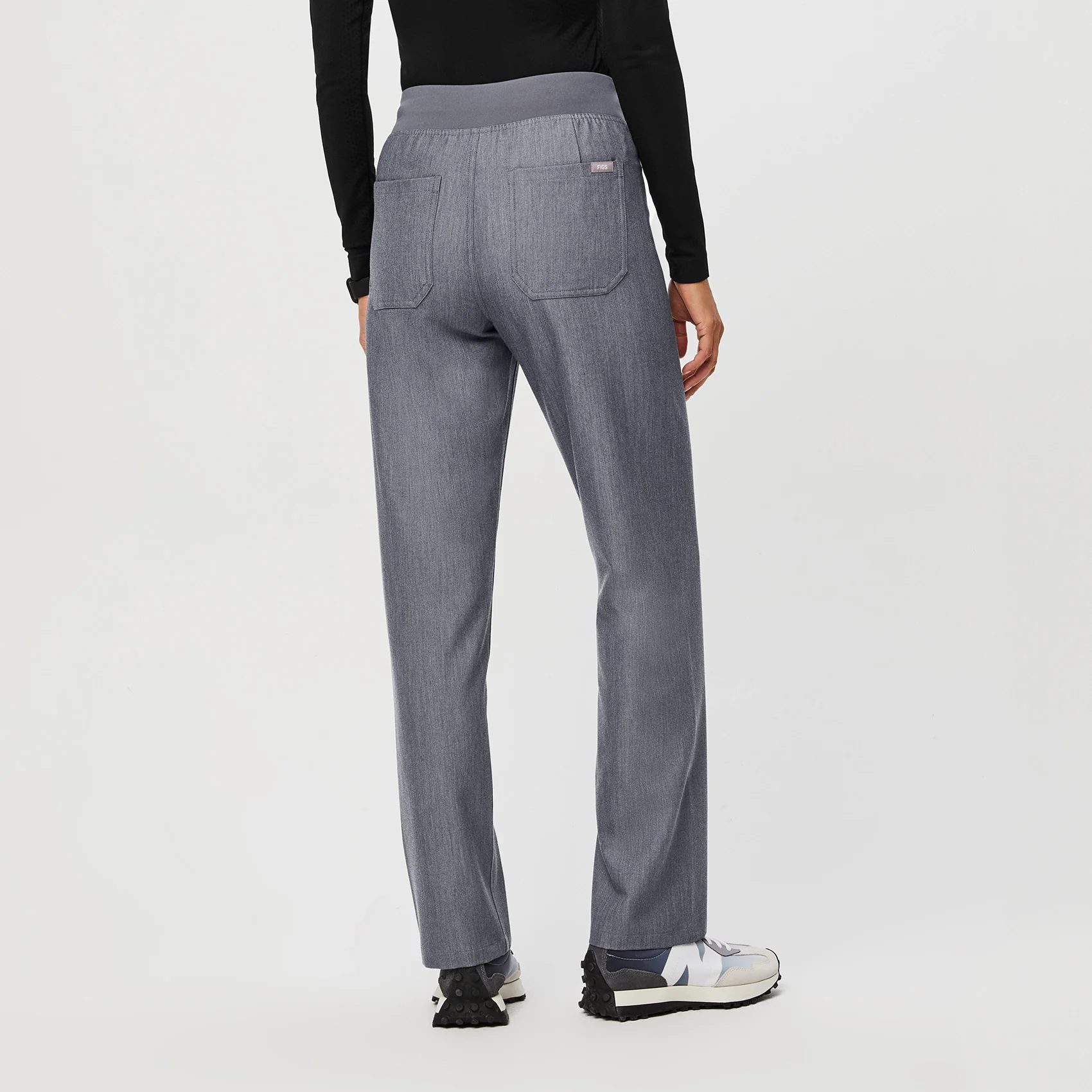 women's Graphite Livingston™ High Waisted - Petite Basic Scrub Pants - Image 4