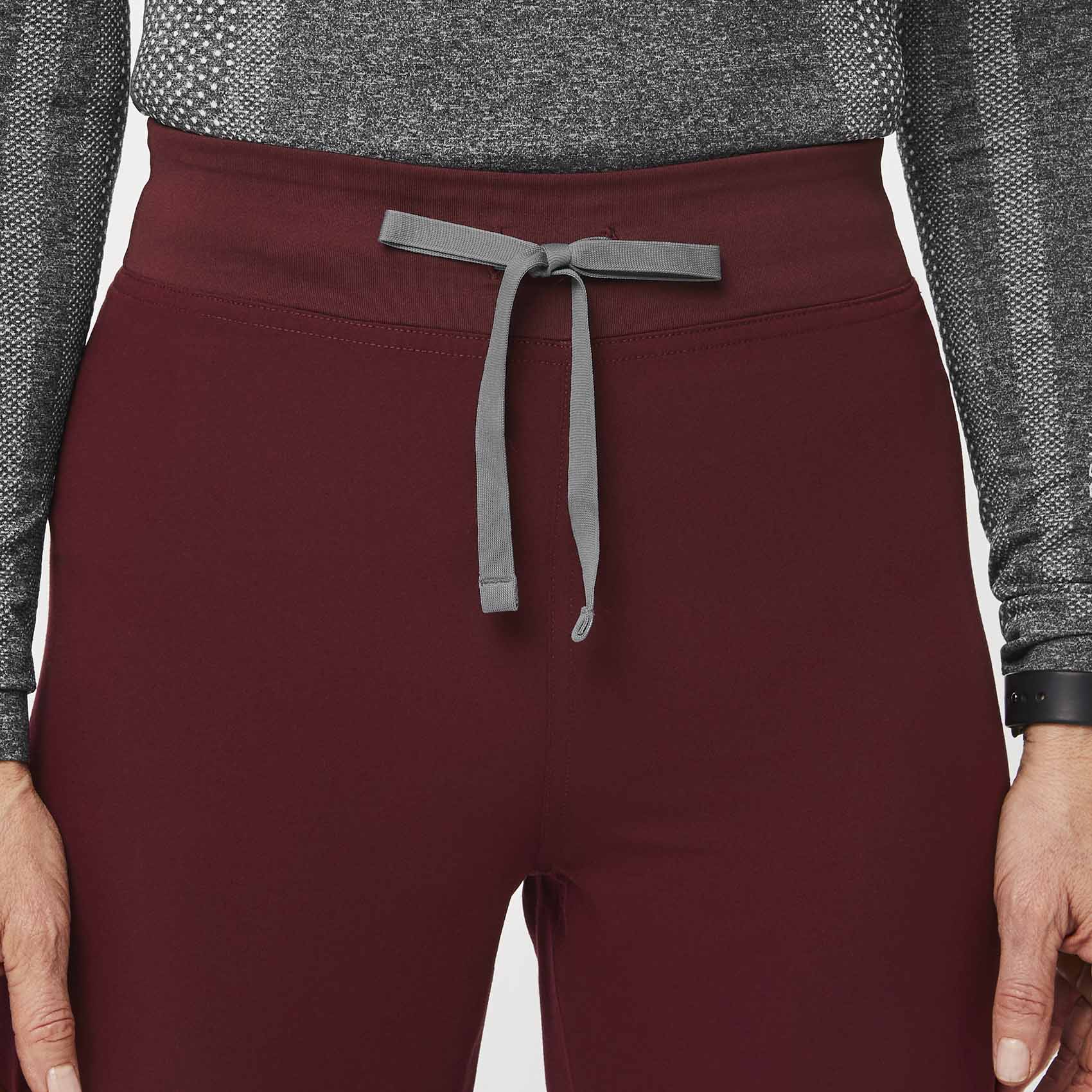 women's Burgundy Livingston™ High Waisted - Tall Basic Scrub Pants - Image 5
