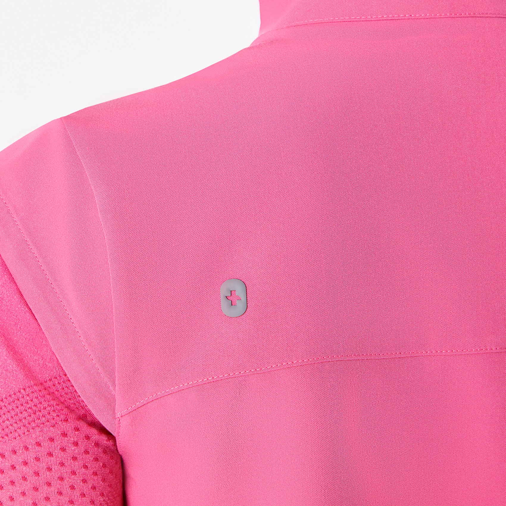 women's F'ing Pink Lomita Full Zip - Scrub Top - Image 5