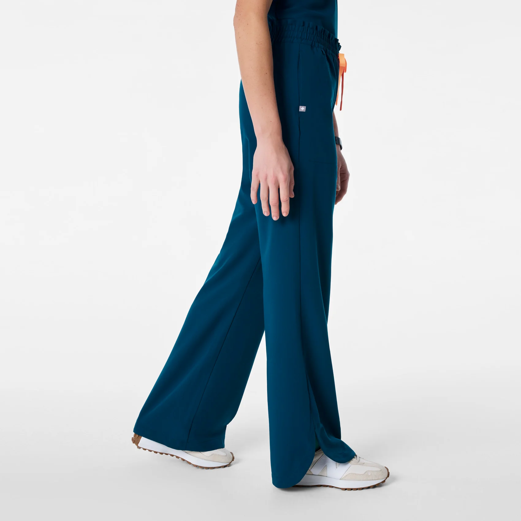 women's Deep Reef Marseille Wide Leg - Petite Scrub Pant - Image 3