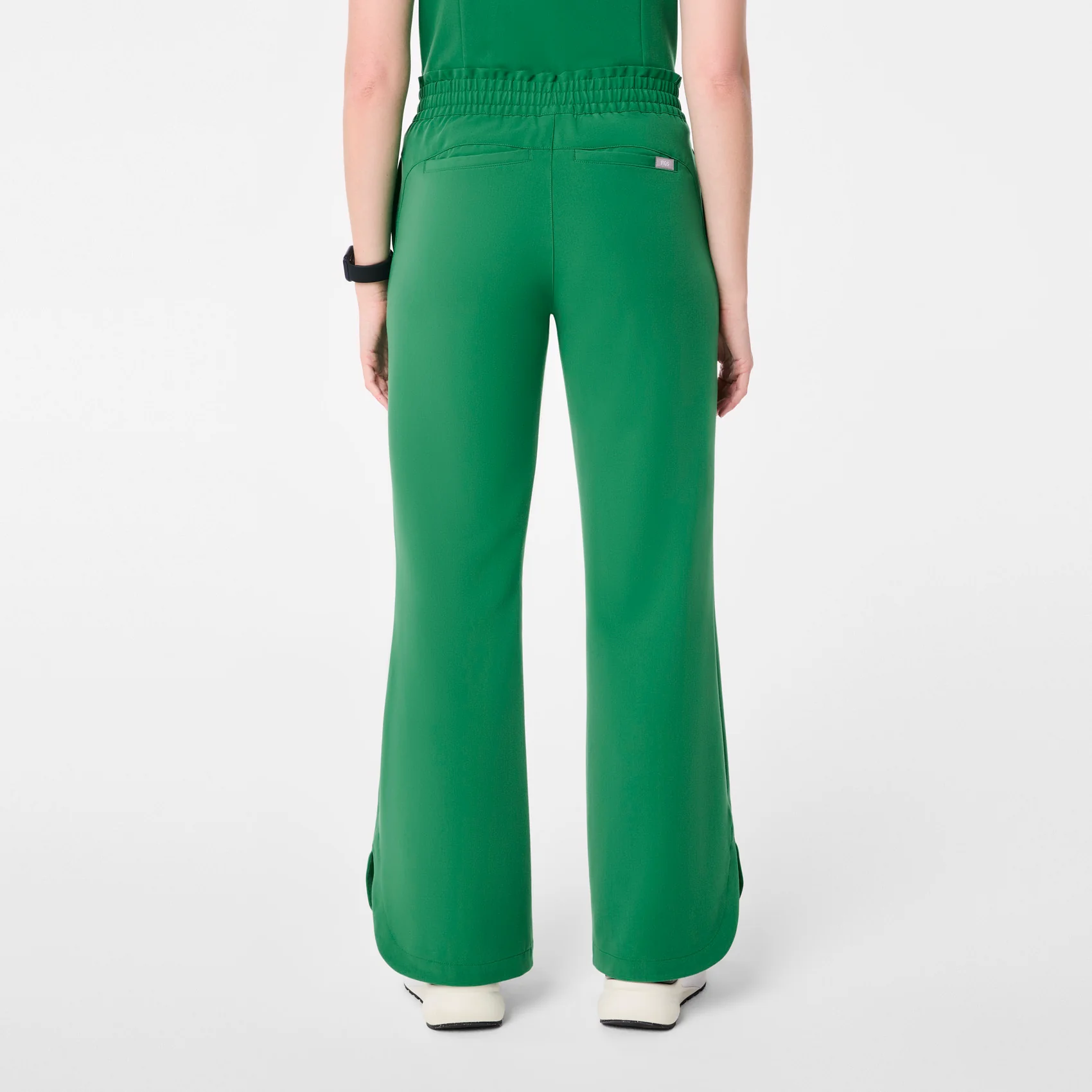 women's Indocyanine Green Marseille Wide Leg - Scrub Pant - Image 4