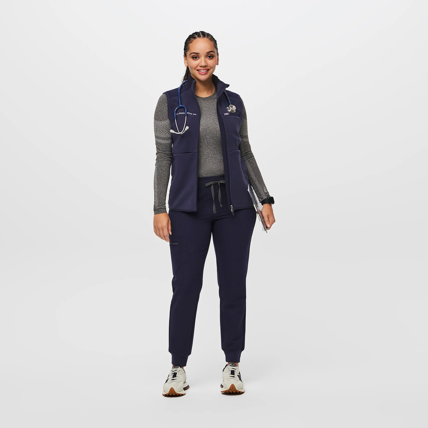 Women's Navy On-Shift™ - Fleece Vest - Image 2