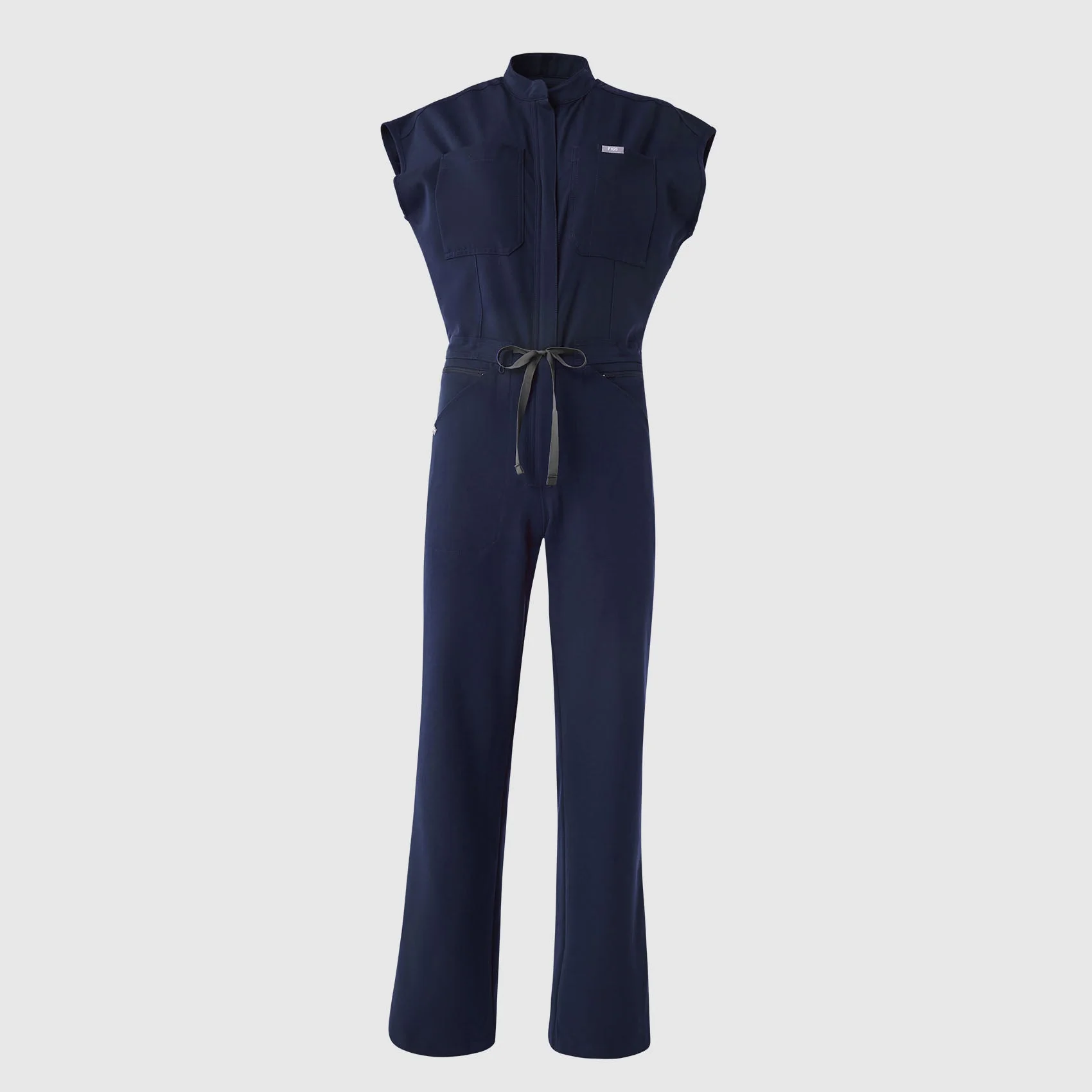 women's Ceil Blue Rafaela Wide Leg - ScrubJumpsuit™ - Image 8