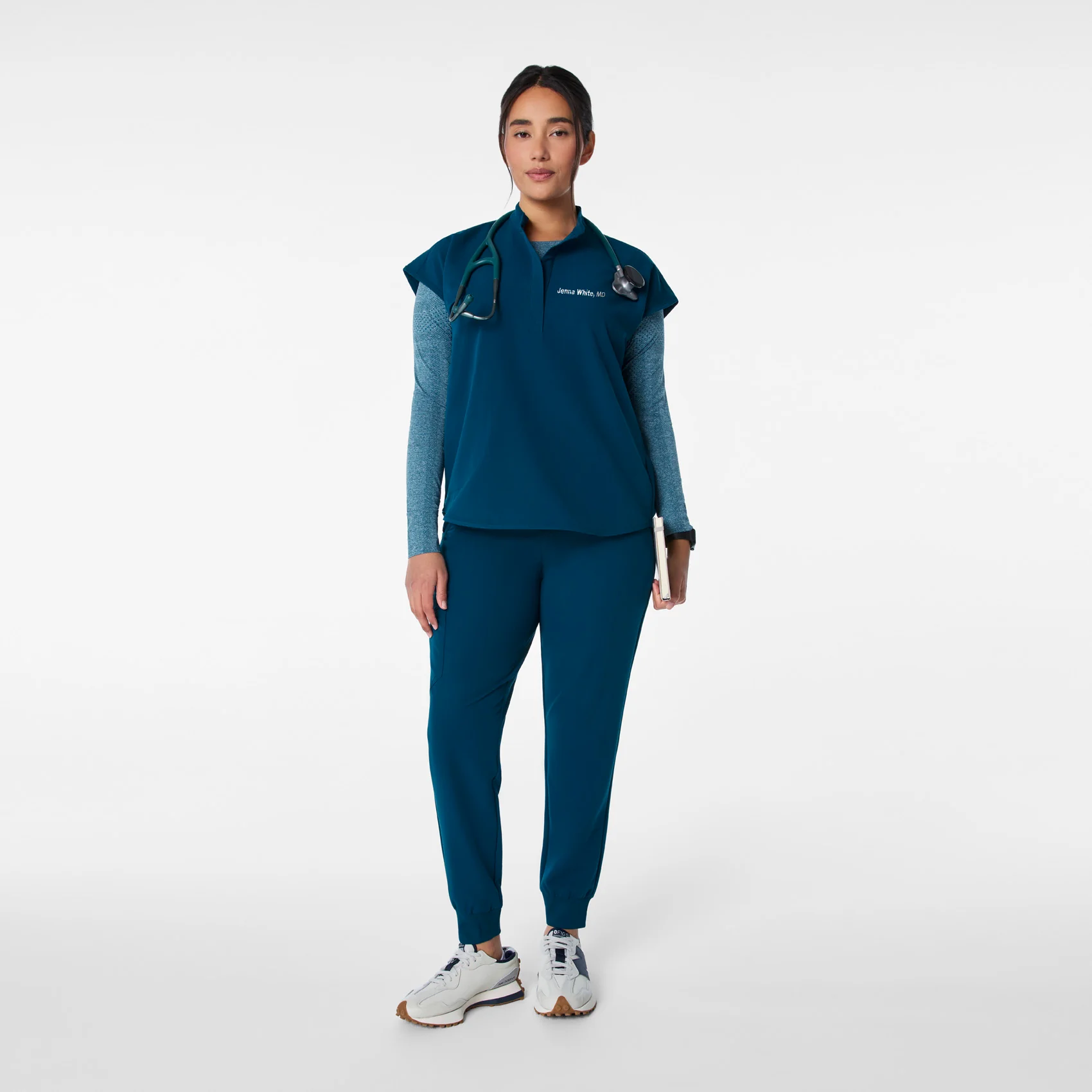 women's Deep Reef Rafaela - Oversized Scrub Top™ - Image 2