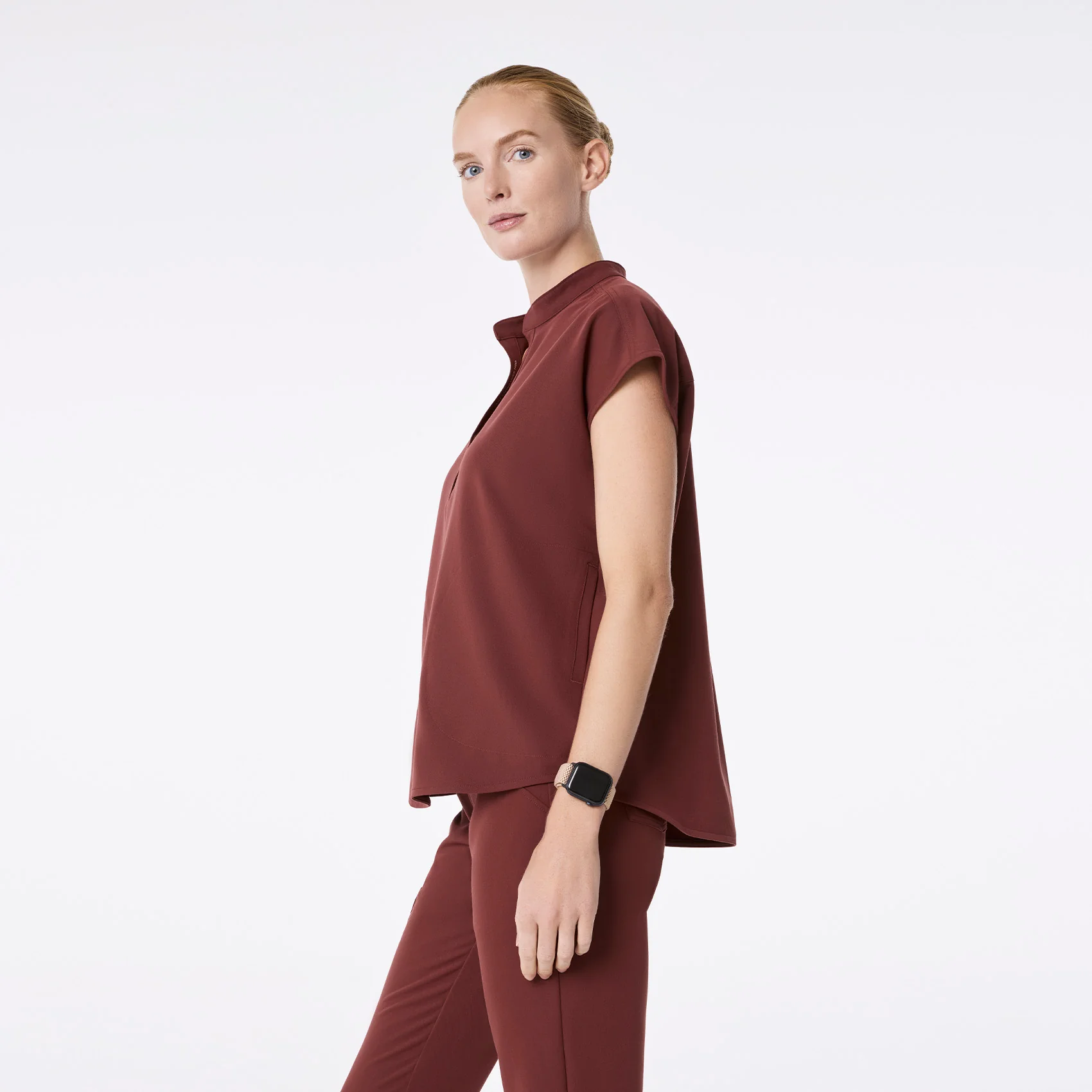 women's Walnut Rafaela - Oversized Scrub Top™ - Image 3