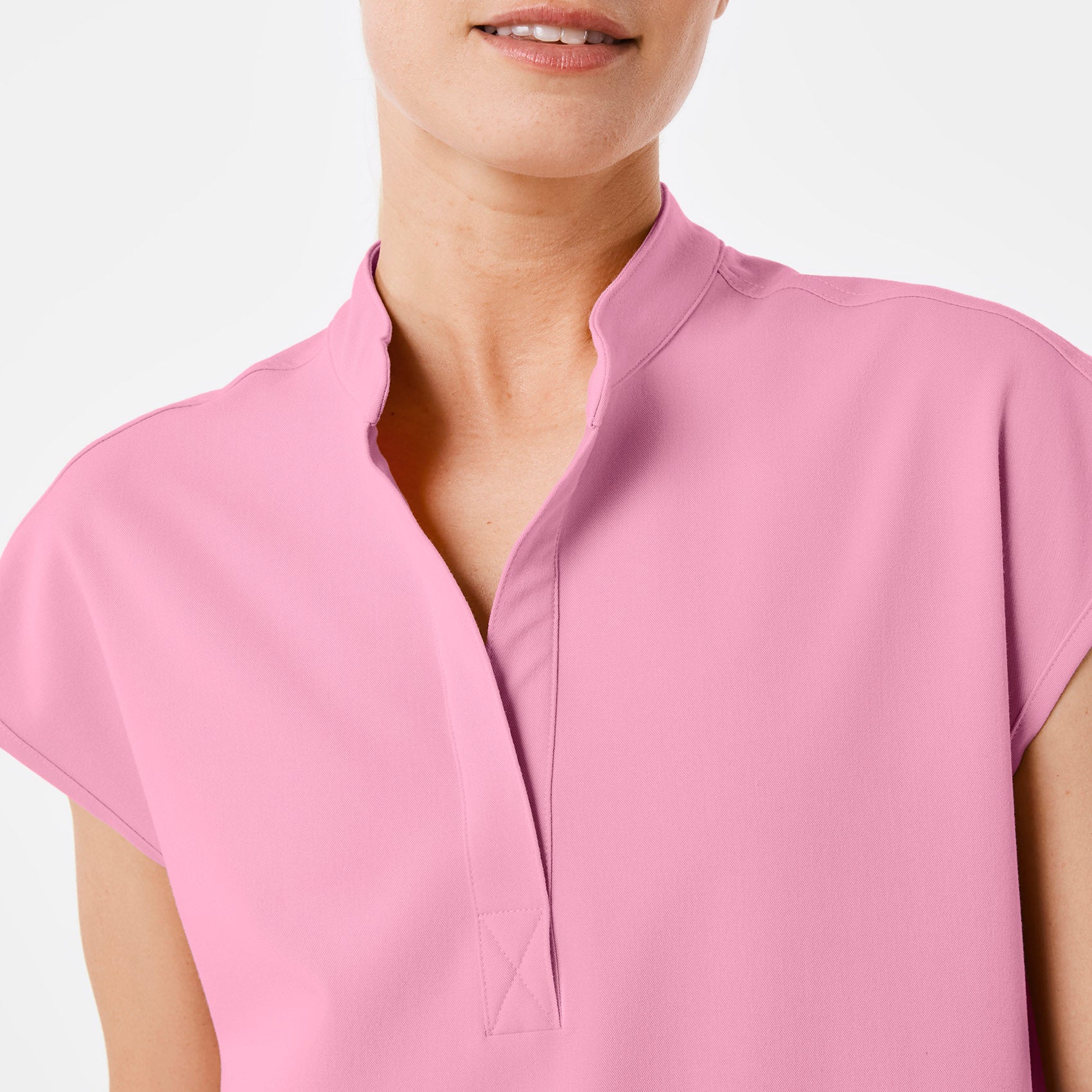 women's Chalk Pink Rafaela - Oversized Scrub Top™ - Image 5