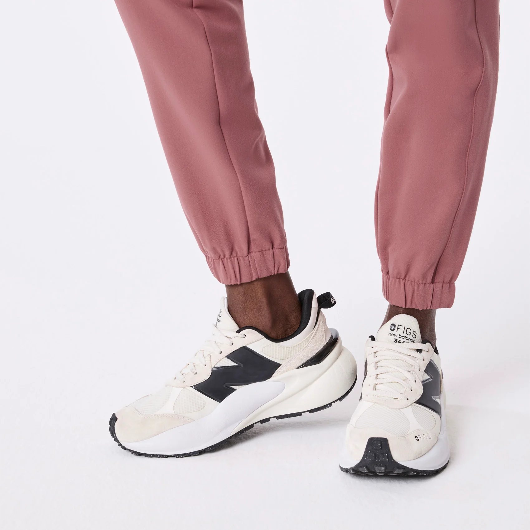 women's Mauve Regina High Waisted Slim Jogger - Scrub Pant - Image 9