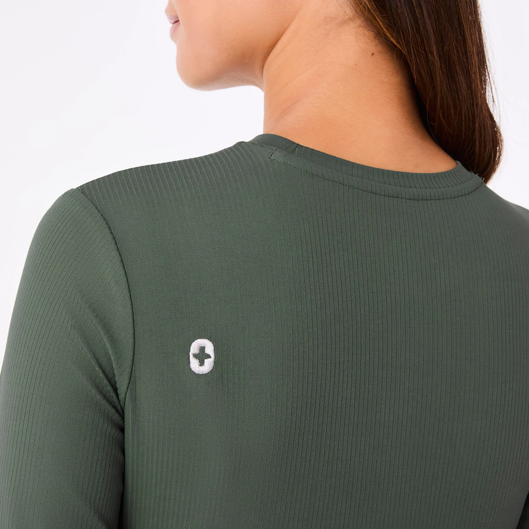 women's Moss Ribbed - Longsleeve Underscrub - Image 2