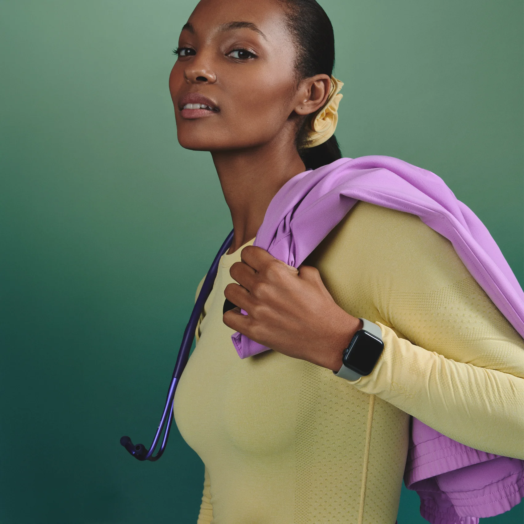 women's Butter Yellow Salta Seamless - Longsleeve Underscrub