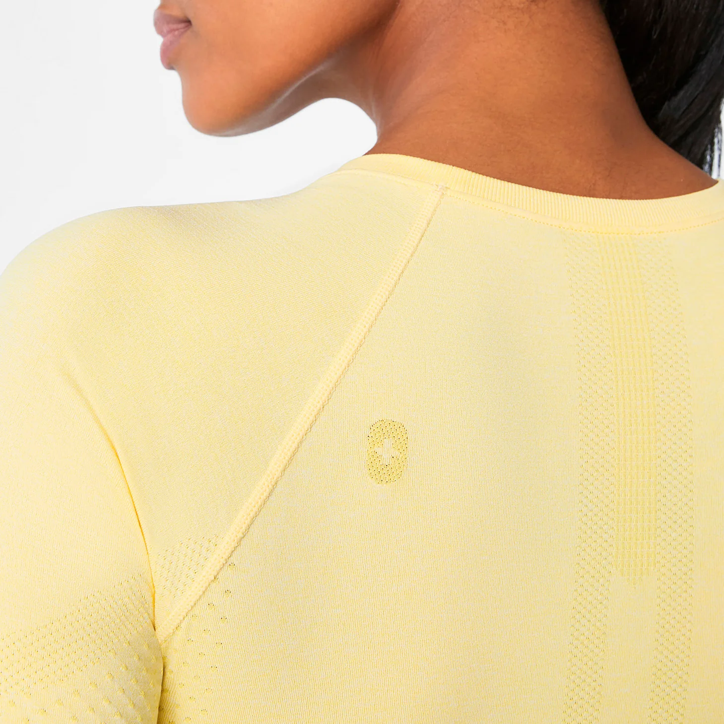 women's Butter Yellow Salta Seamless - Longsleeve Underscrub - Image 7