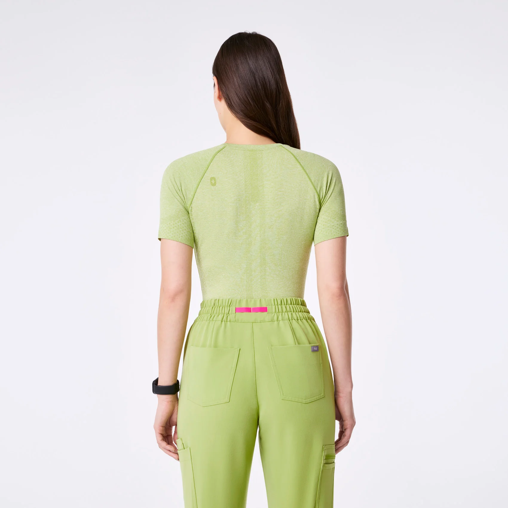 women's Matcha Salta Seamless - Shortsleeve Underscrub - Image 4