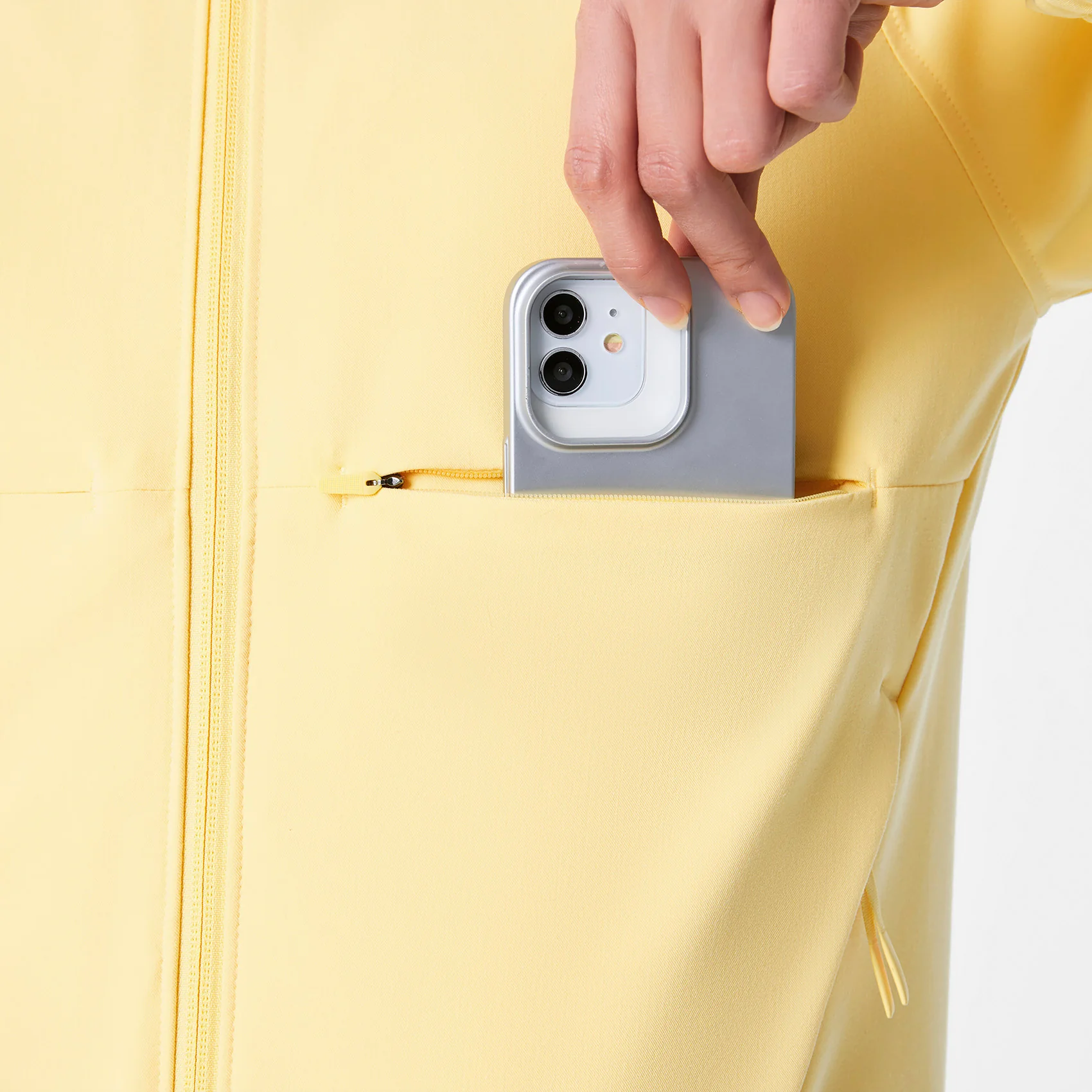 women's Butter Yellow Sydney - Scrub Jacket - Image 7