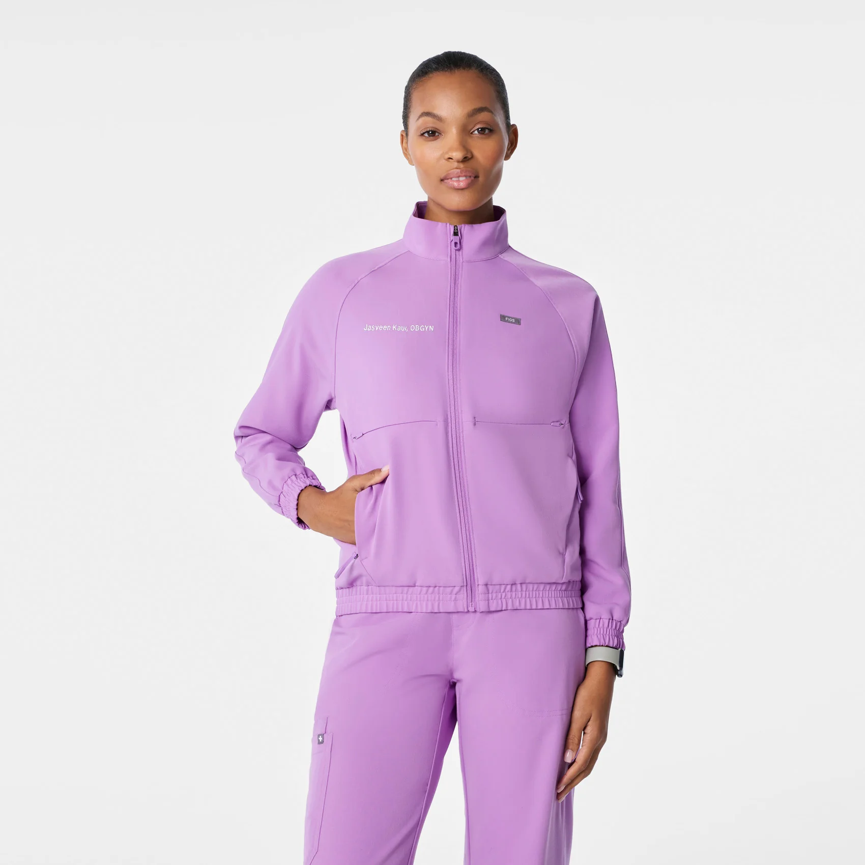 women's Wild Iris Sydney - Scrub Jacket