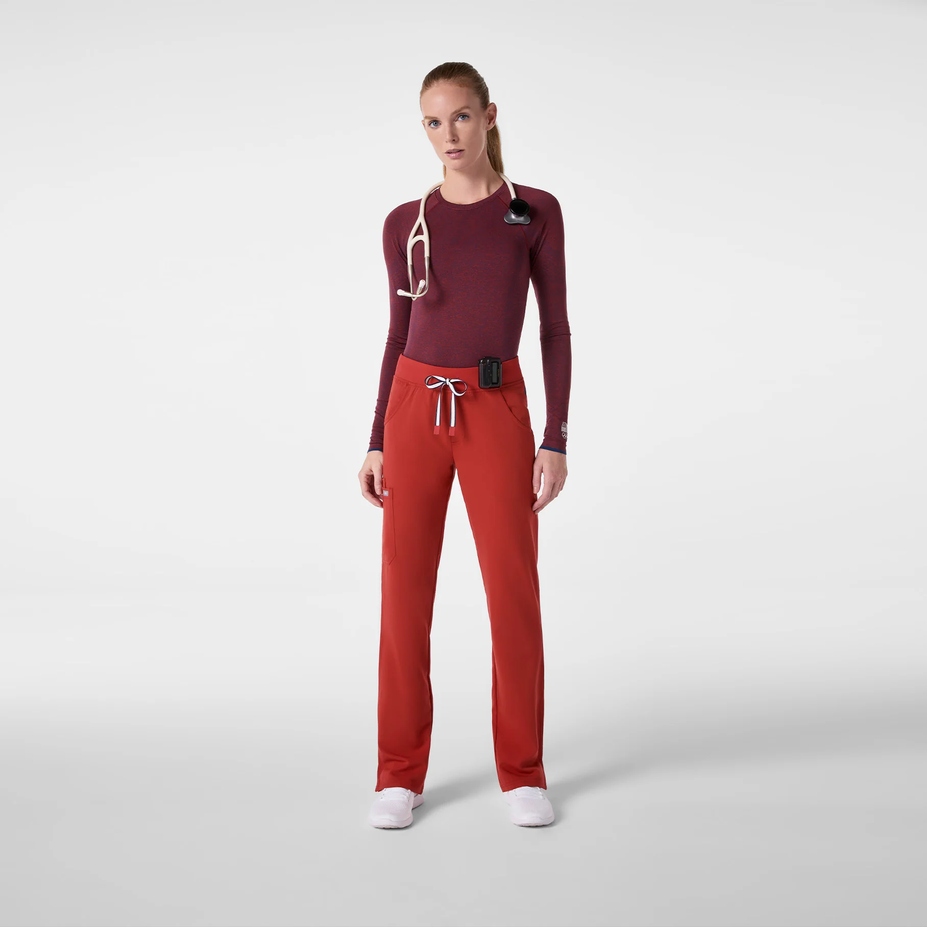 women's Team USA Red FIGS x Team USA Kade - Tall Cargo Scrub Pant™ - Image 3