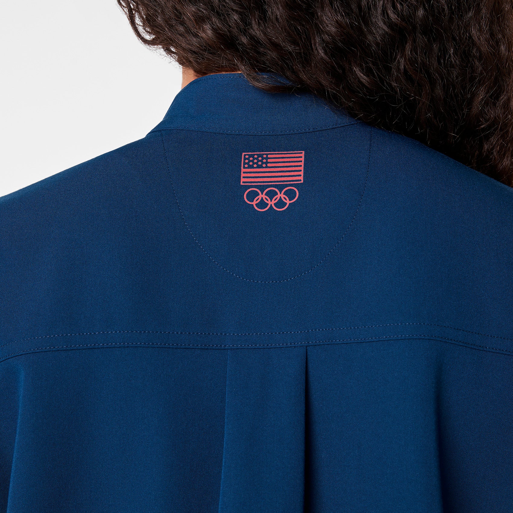 women's Team USA Blue FIGS x Team USA Rafaela - Oversized Scrub Top™ - Image 5