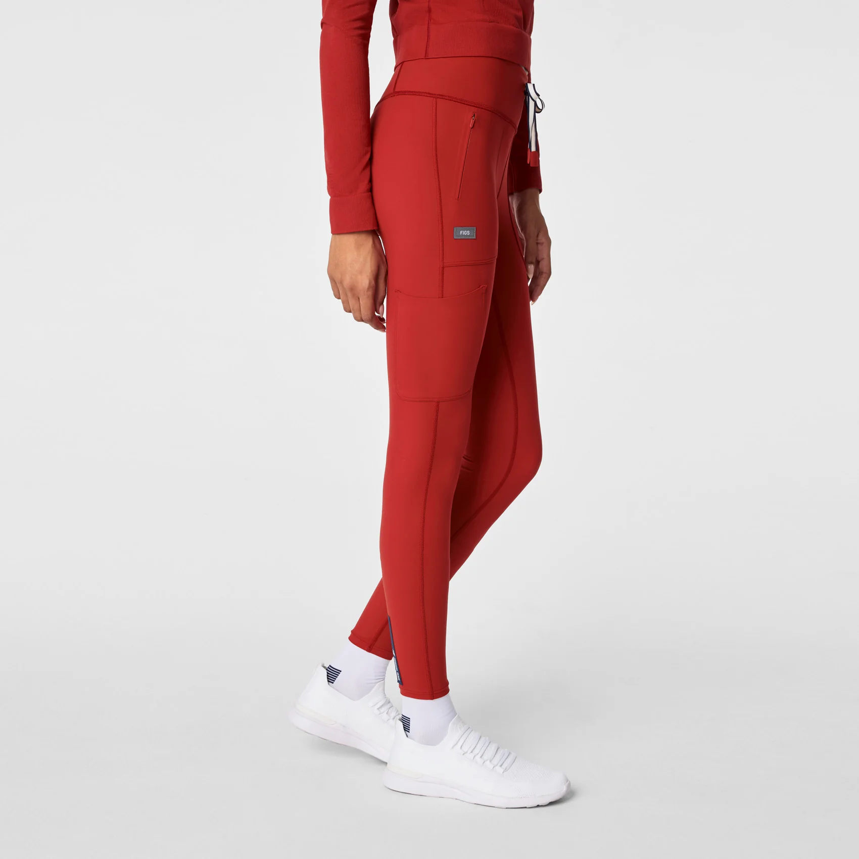 women's Team USA Red FIGS x Team USA - ScrubLegging™ - Image 3