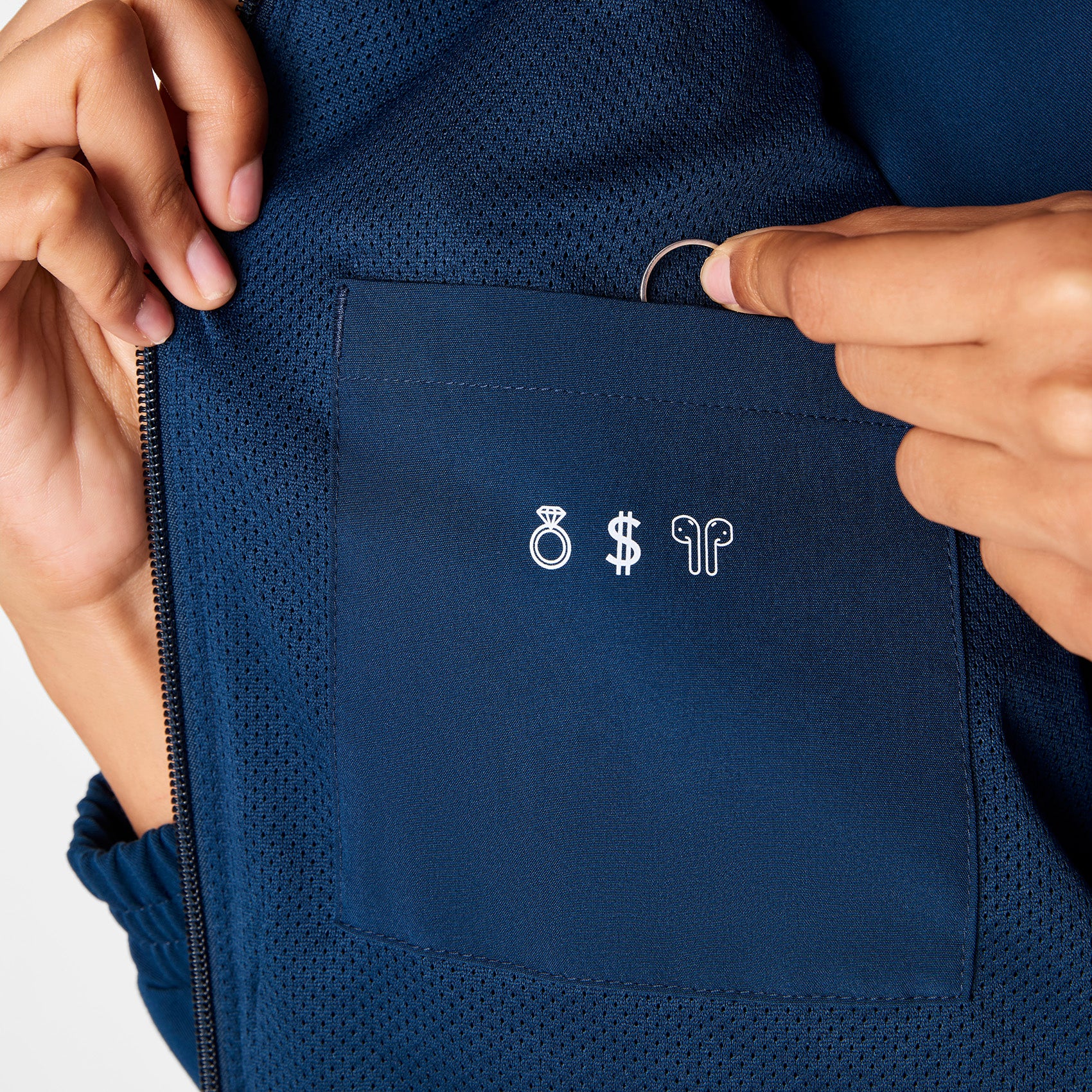 women's Team USA Blue FIGS x Team USA Sydney - Scrub Jacket - Image 9
