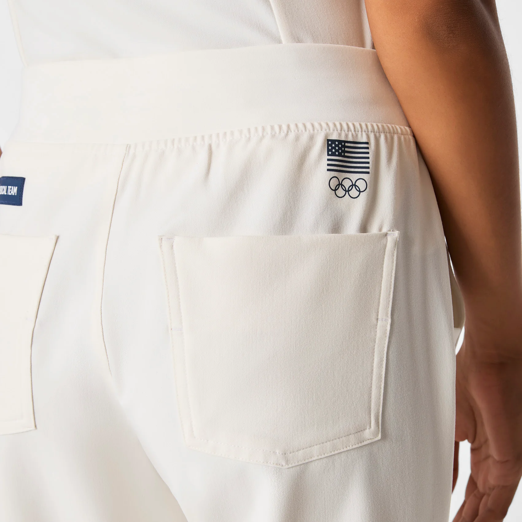 women's Off White FIGS x Team USA Zamora - Petite Jogger Scrub Pant™ - Image 7