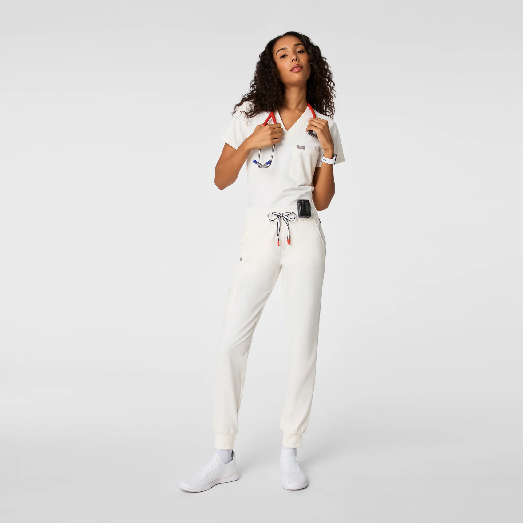 women's Off White FIGS x Team USA Zamora - Tall Jogger Scrub Pant™ - Image 2