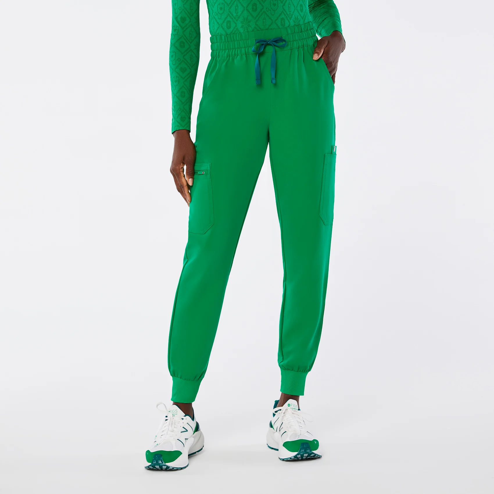 women's Evergreen High Waisted Uman Relaxed Jogger Scrub Pant