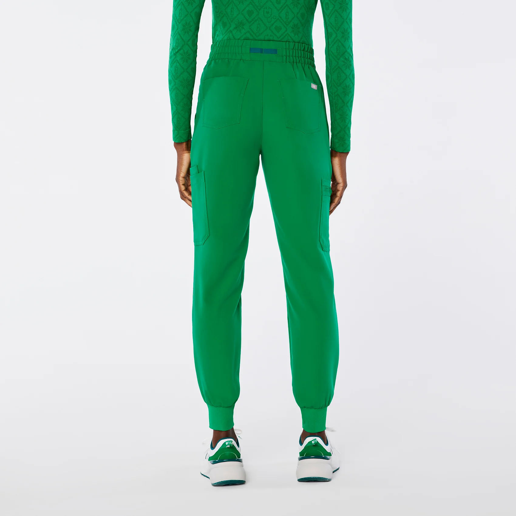 women's Evergreen High Waisted Uman Relaxed Jogger Scrub Pant - Image 4