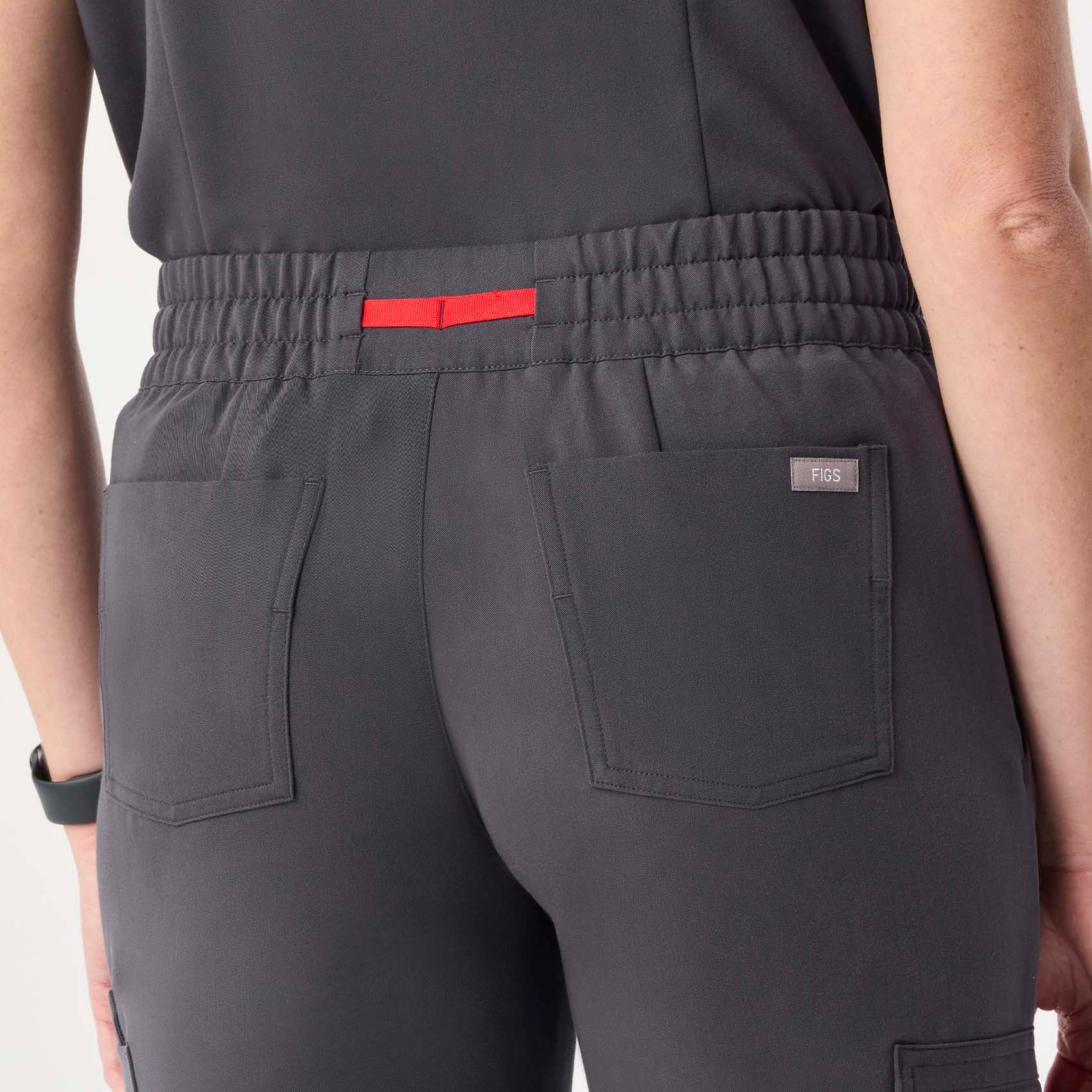 women's Charcoal Uman Relaxed - Jogger Scrub Pant - Image 5