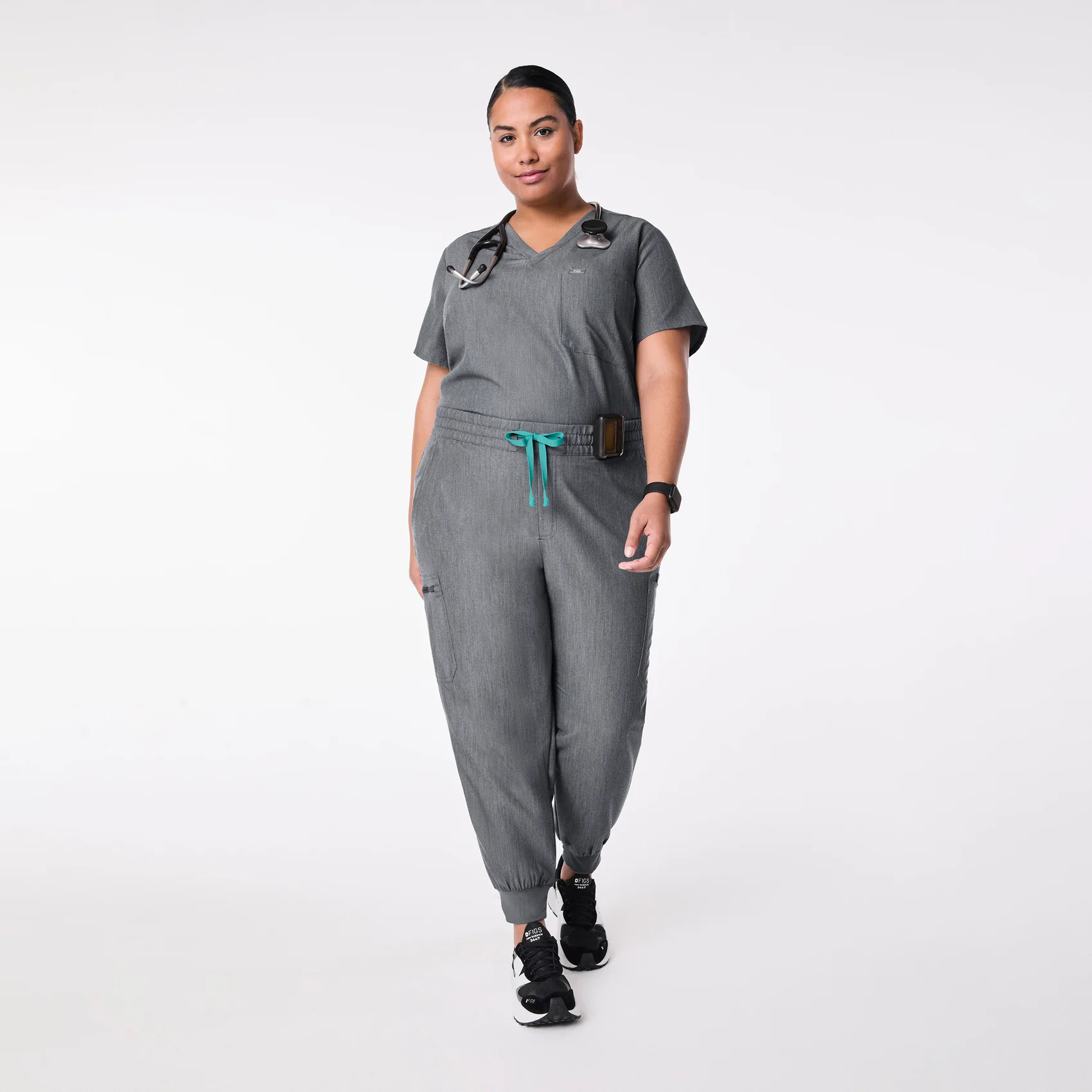 women's Graphite Uman Relaxed - Petite Jogger Scrub Pant (3XL-6XL) - Image 2