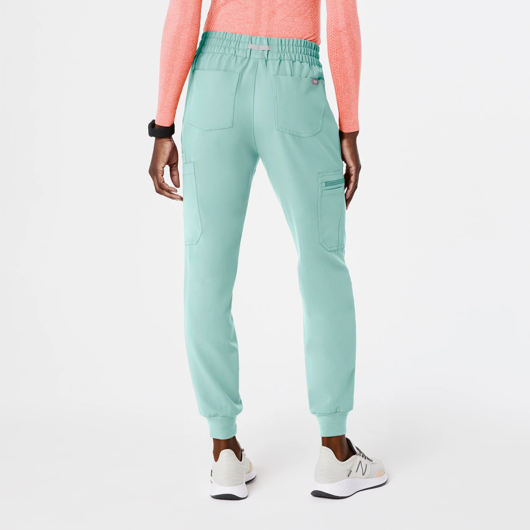 women's Seaglass Uman Relaxed - Petite Jogger Scrub Pant - Image 3