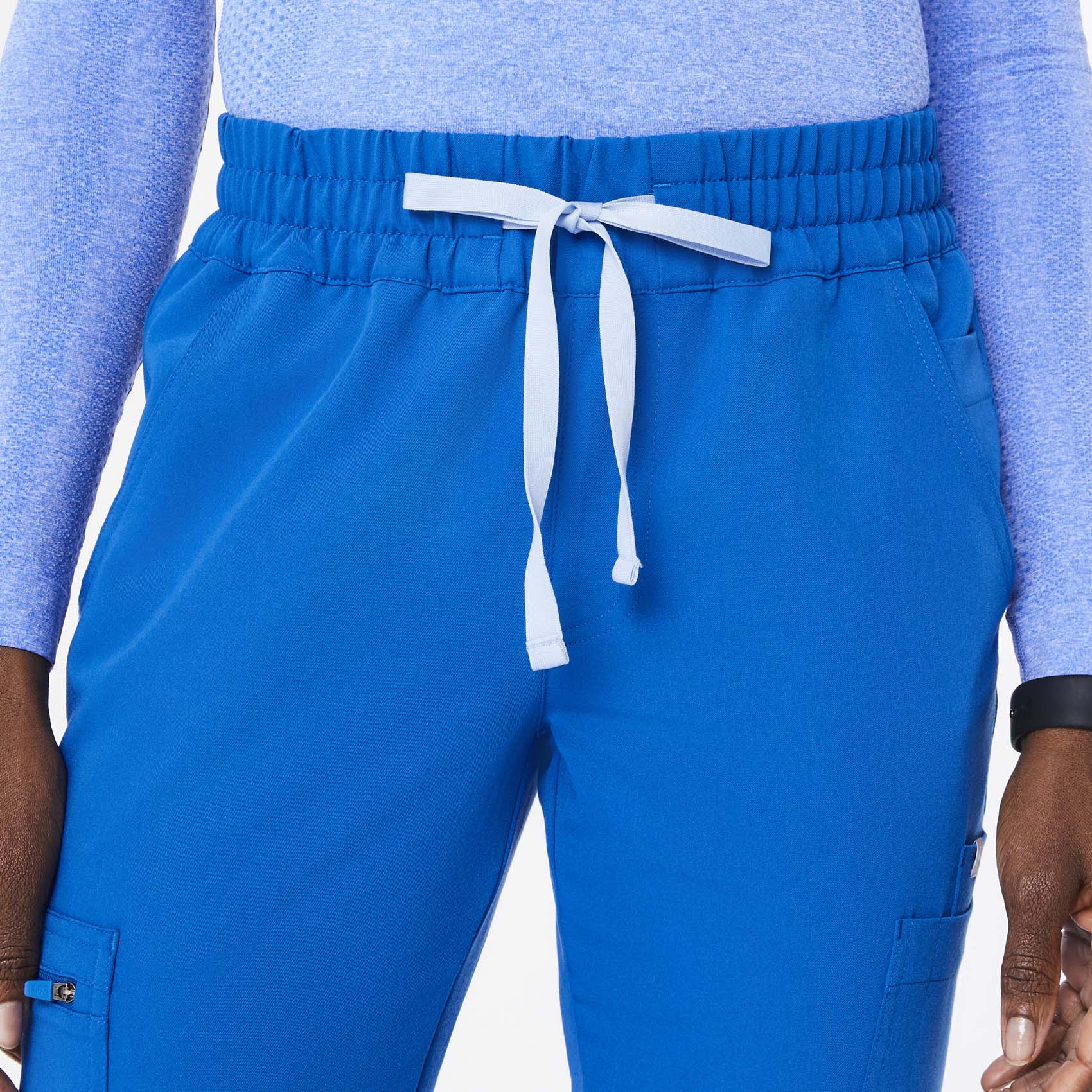 women's Royal Blue Uman Relaxed - Jogger Scrub Pants - Image 6