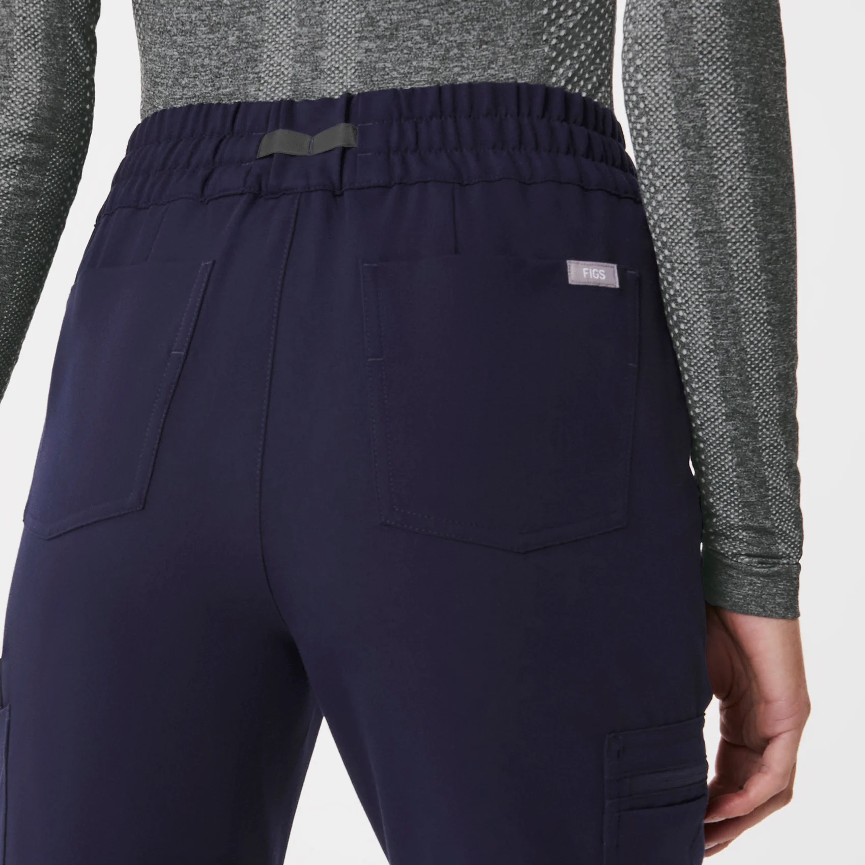 women's Navy Uman Relaxed - Tall Jogger Scrub Pants - Image 5