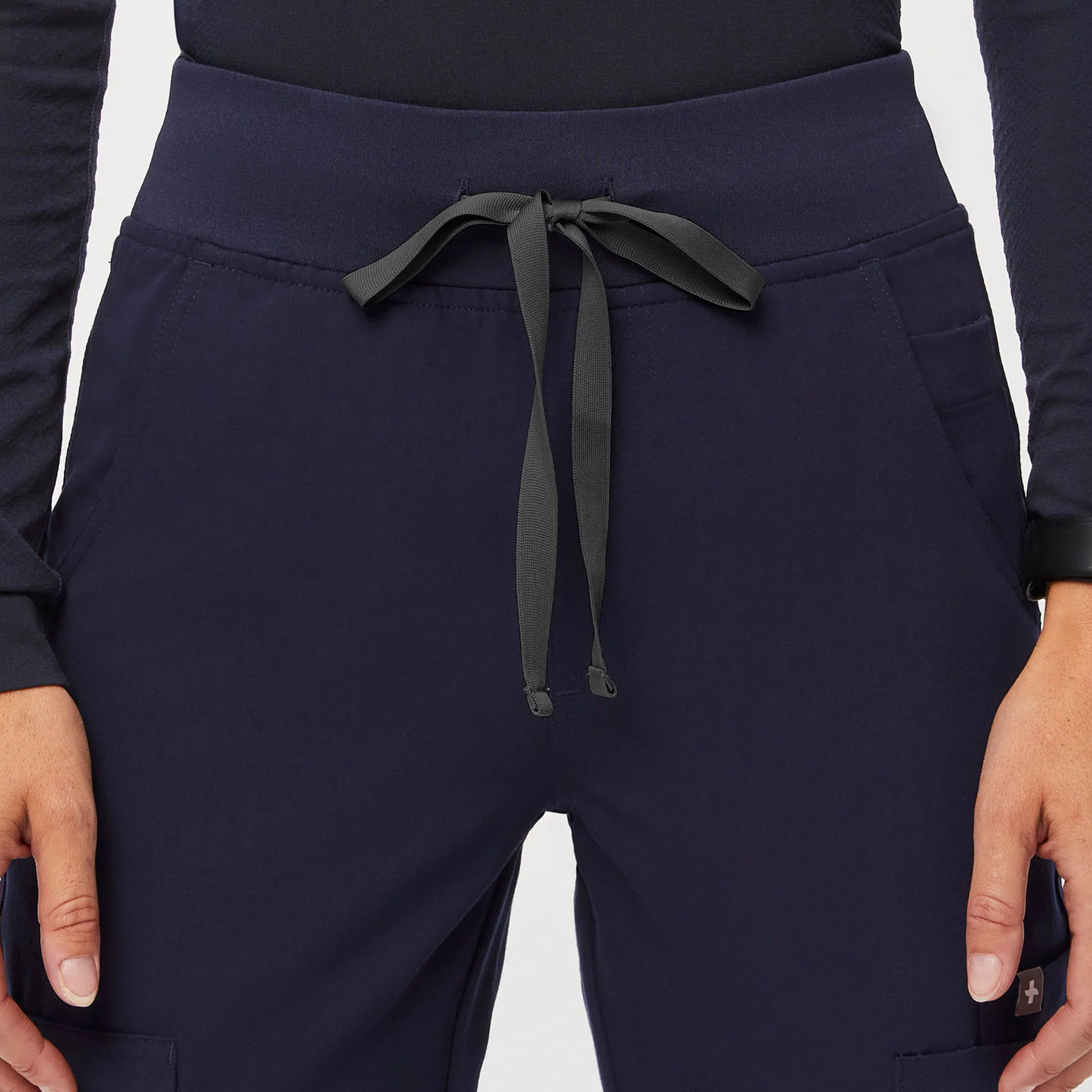 women's Navy Yola™ High Waisted 2.0 - Tall Skinny Scrub Pants - Image 6