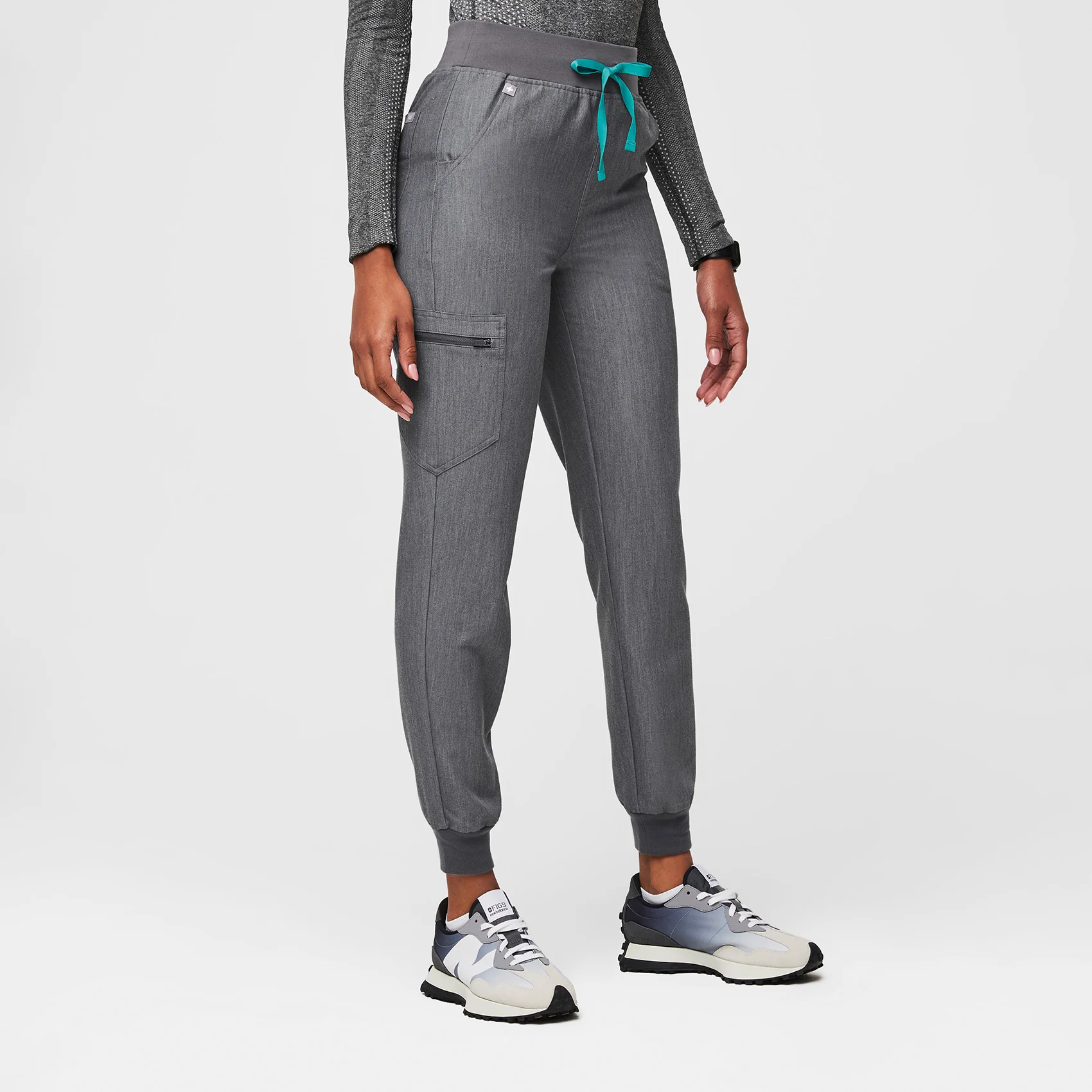 women's Graphite Zamora™ High Waisted - Jogger Scrub Pants - Image 4