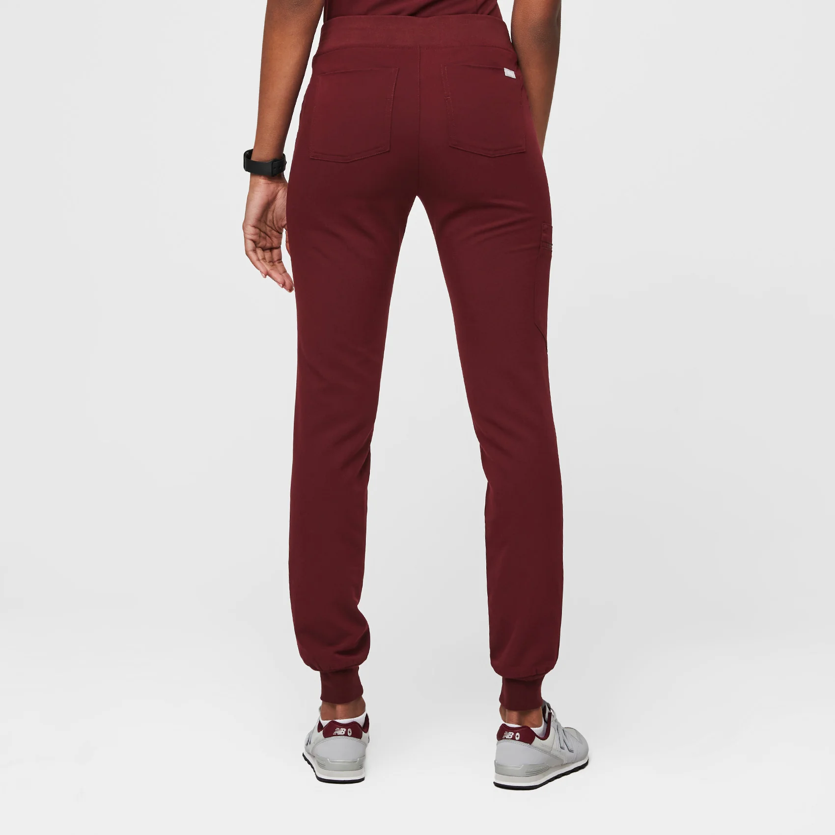 Women's Burgundy Zamora™ - Jogger Scrub Pants - Image 4