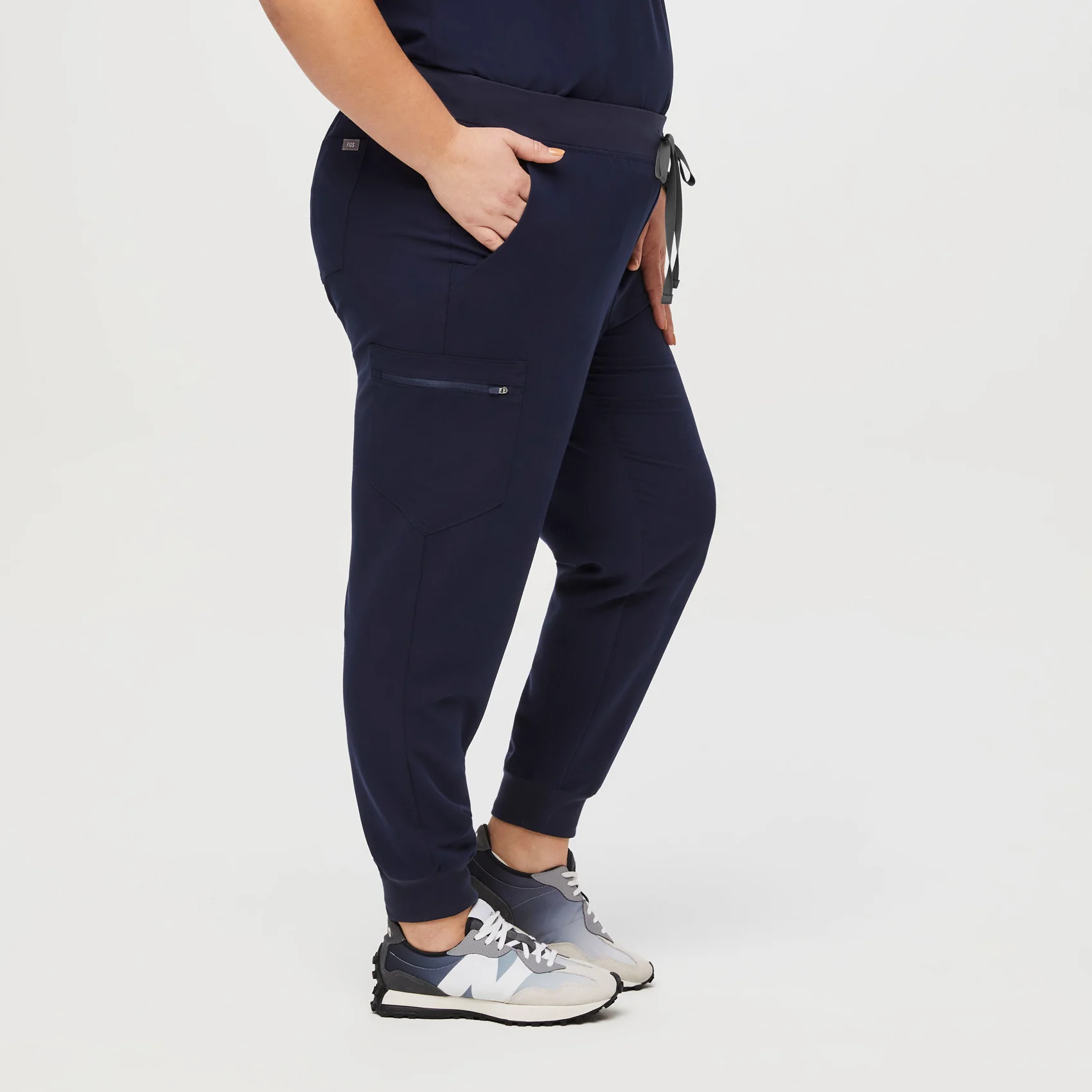 women's Navy Zamora™ - Jogger Scrub Pants (3XL - 6XL) - Image 3