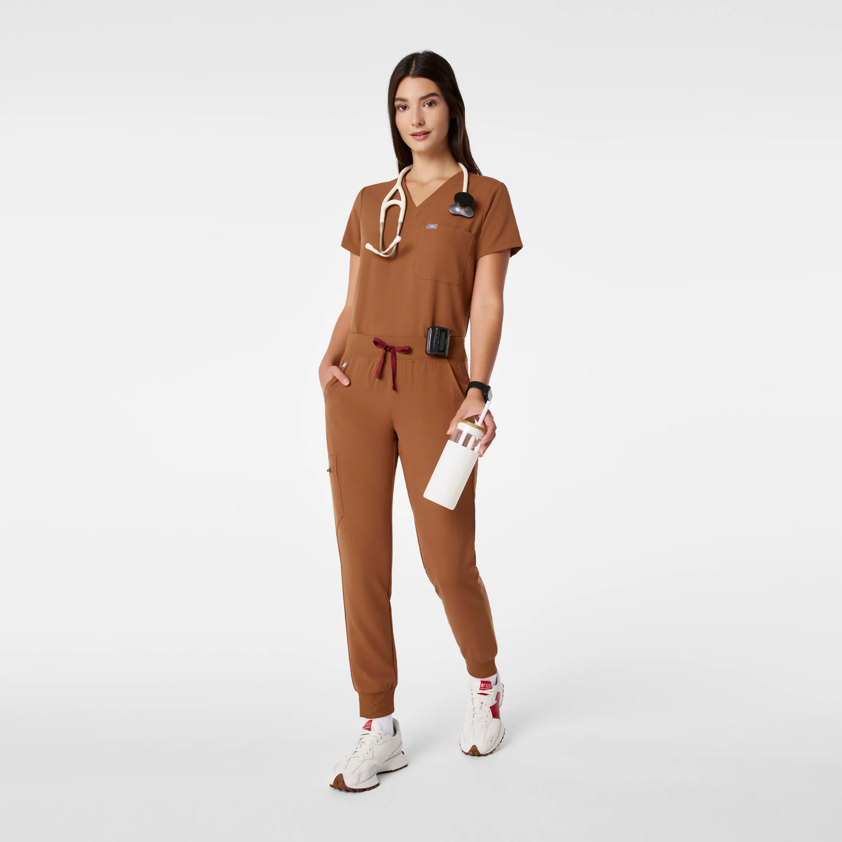 women's Mocha Zamora - Tall Jogger Scrub Pant™ - Image 2