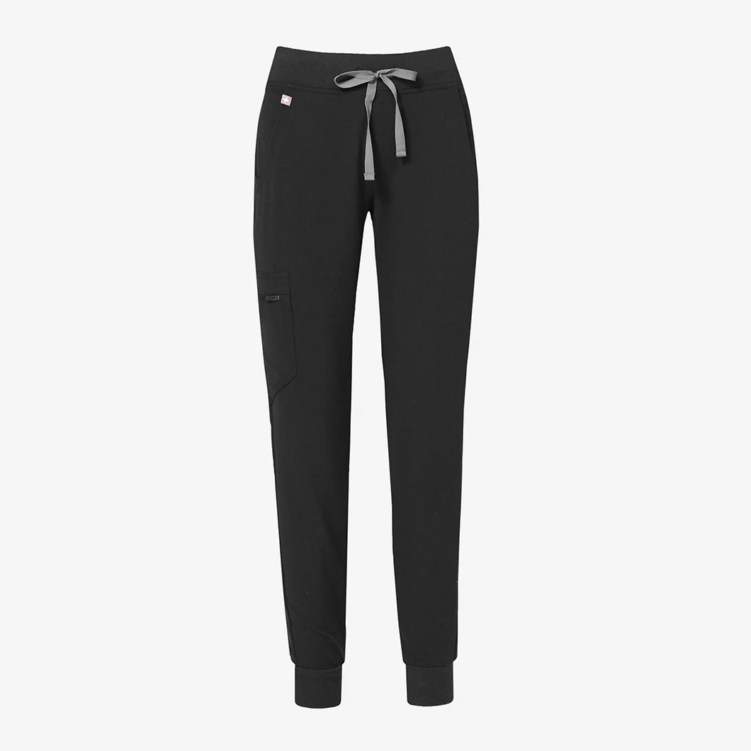 Women's Black Zamora™ - Petite Jogger Scrub Pants - Image 5