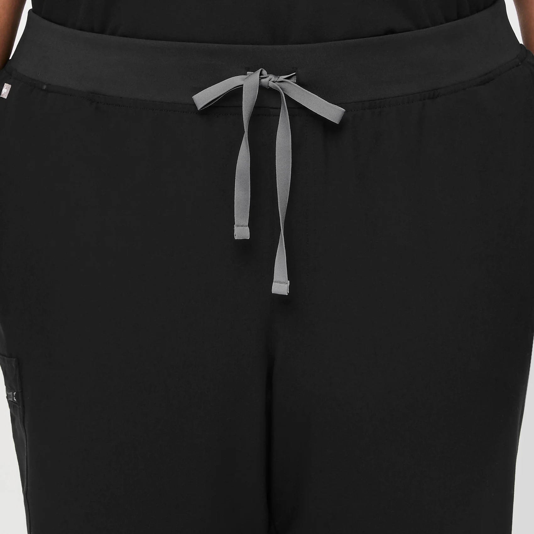 women's Black Zamora™- Petite Jogger Scrub Pants (3XL - 6XL) - Image 5