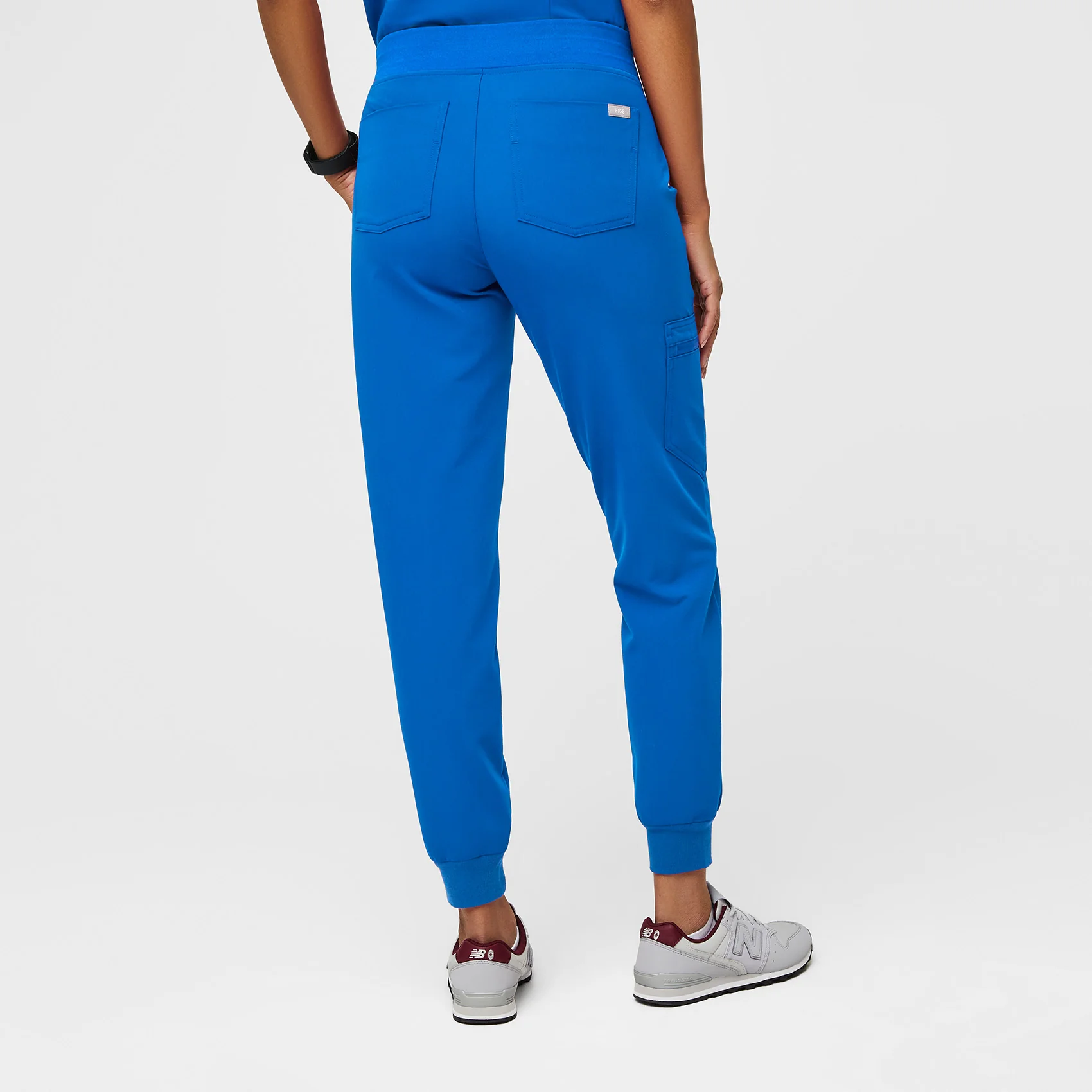 Women's Royal Blue Zamora™ - Petite Jogger Scrub Pants - Image 3