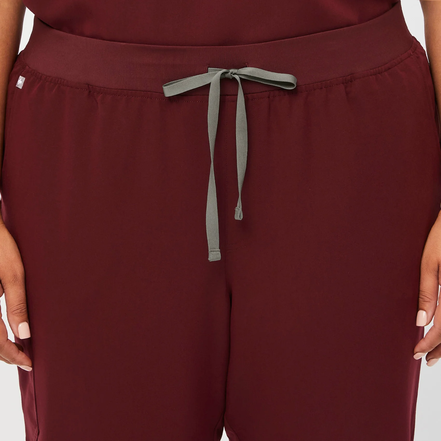 women's Burgundy Zamora™ - Tall Jogger Scrub Pants (3XL - 6XL) - Image 5