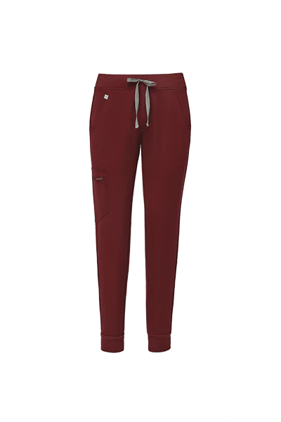 women's Burgundy Zamora™ - Tall Jogger Scrub Pants (3XL - 6XL) - Image 7